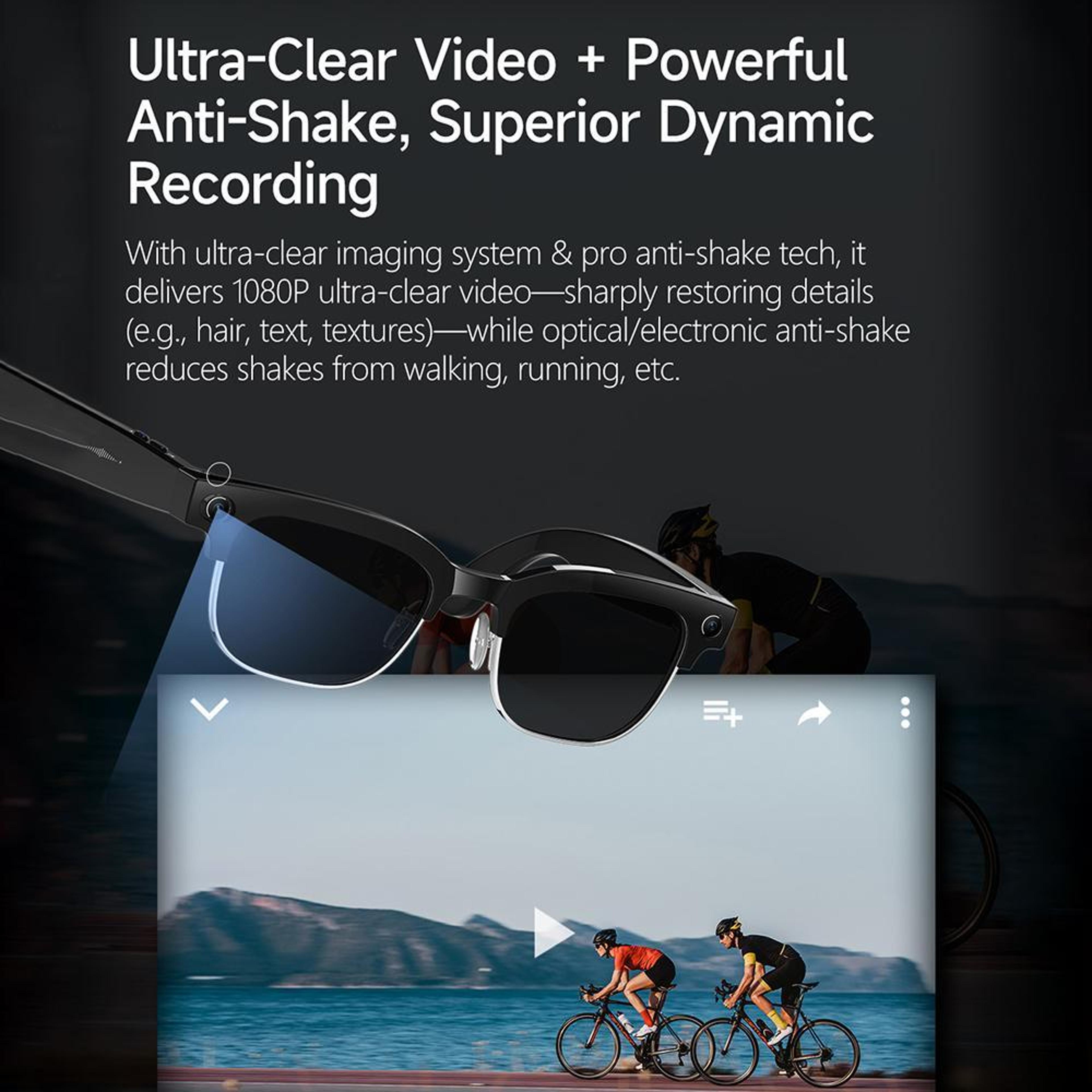 AI Smart Glasses With 8MP Camera Real Time Translation  Bluetooth Calling 16
