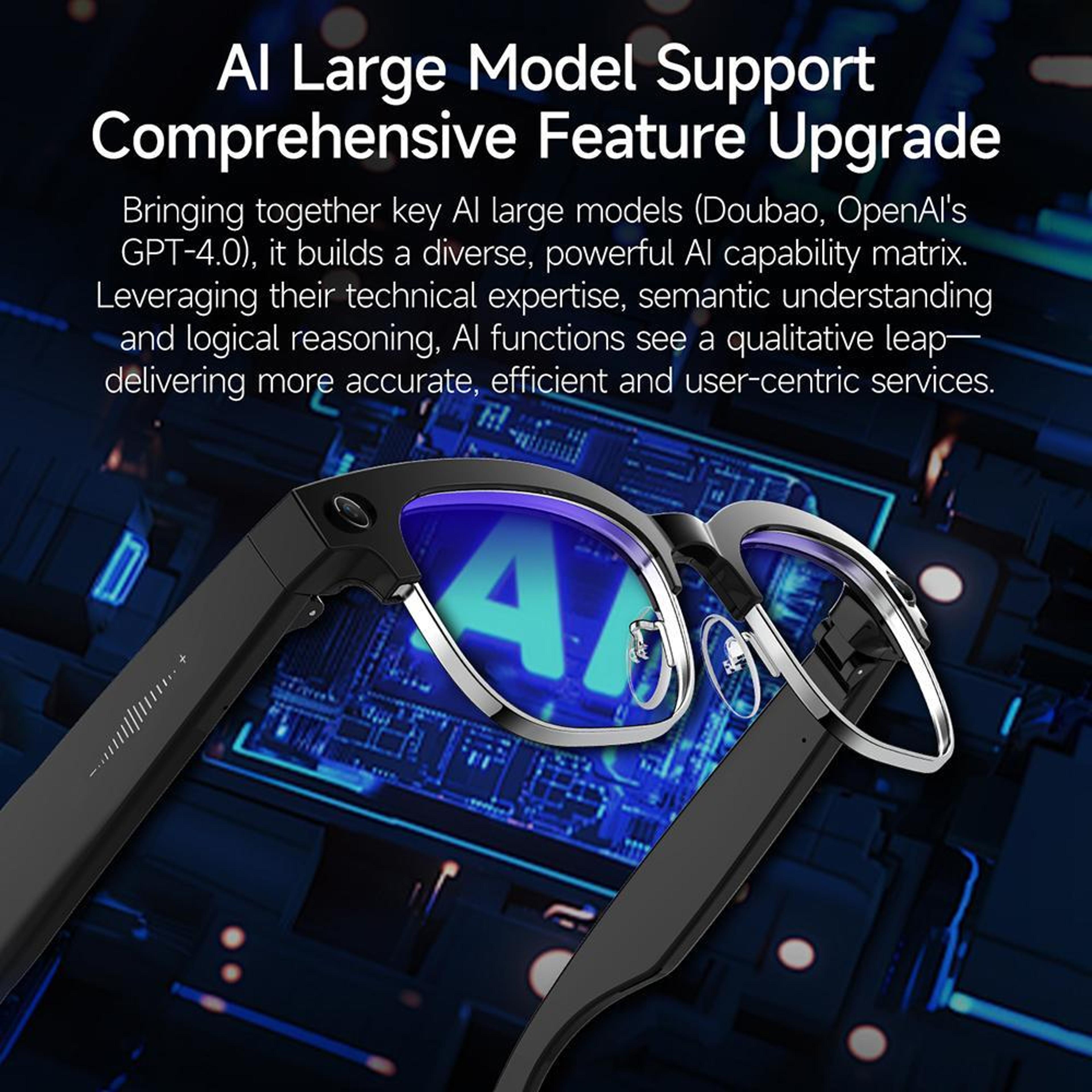AI Smart Glasses With 8MP Camera Real Time Translation  Bluetooth Calling 19