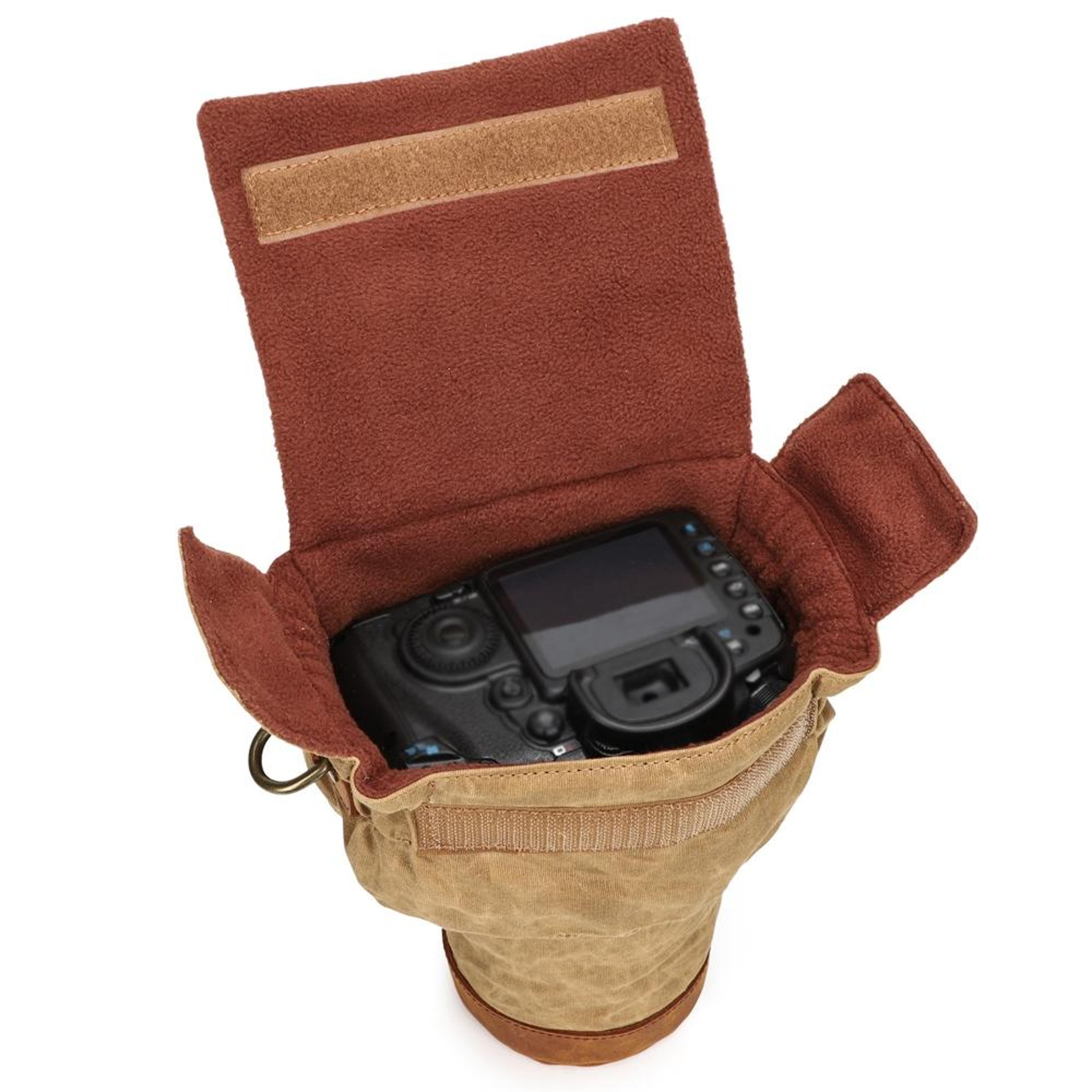 Vintage Waterproof Camera Shoulder Bag For DSLR  Mirrorless Cameras With Shockproof Protection 7