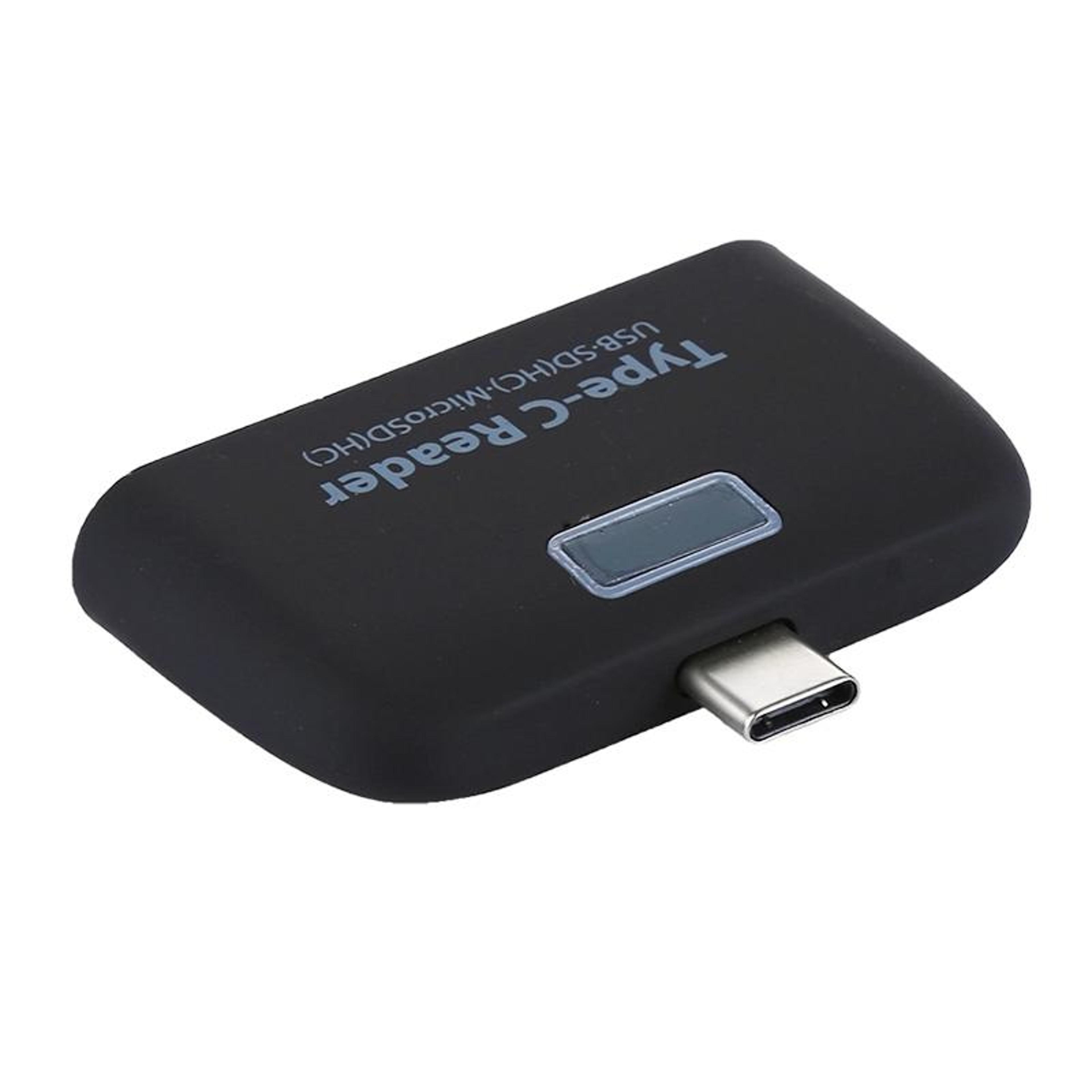 USB C SD  TF Card Reader Hub With USB Port And LED Indicator For MacBook Laptop  Android 3