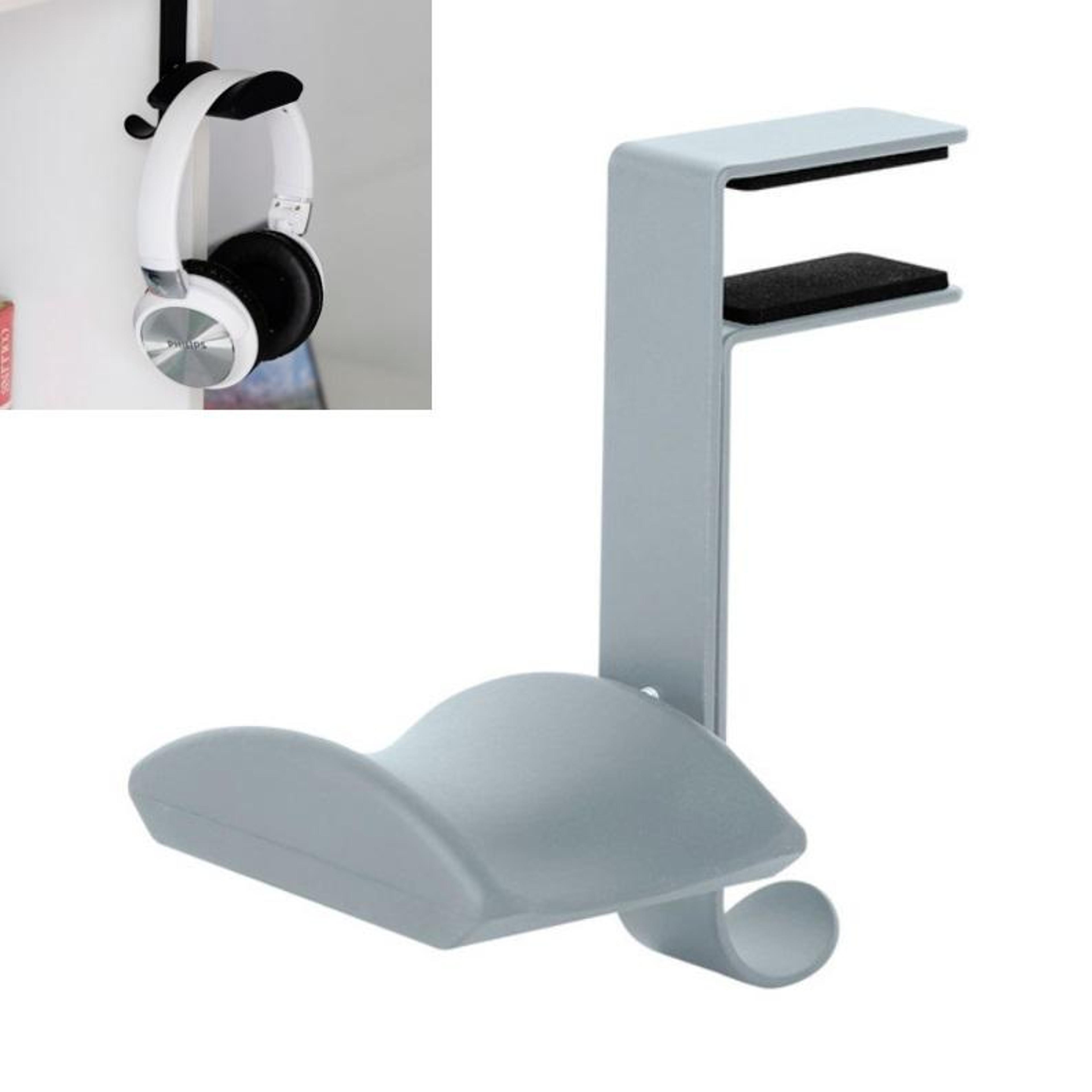 Clamp On Headphone Holder  Desk Storage Hook For Gaming Headsets And Office Setups 2