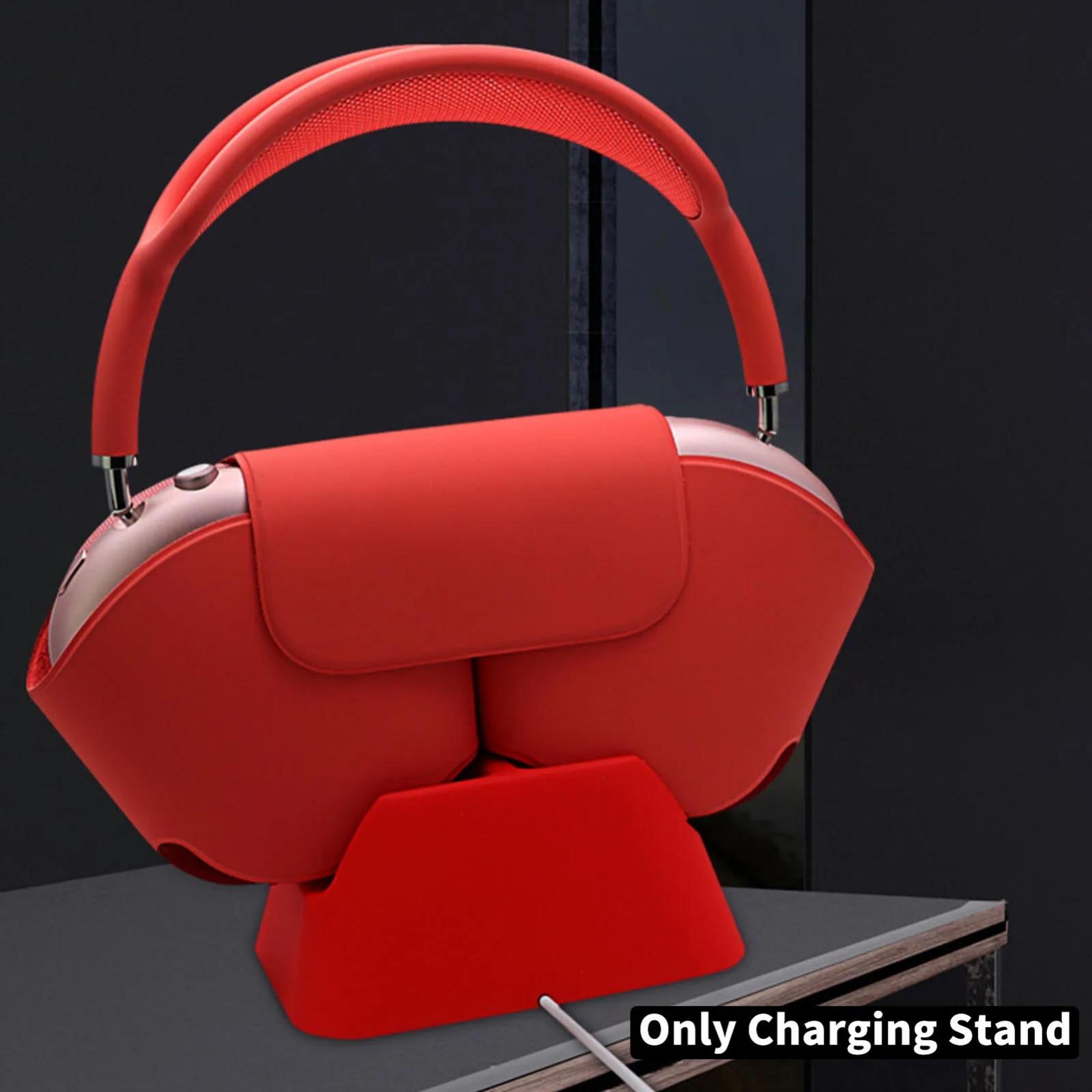 Silicone AirPods Max Charging Stand Dock With Secure Headphone Base Holder 6