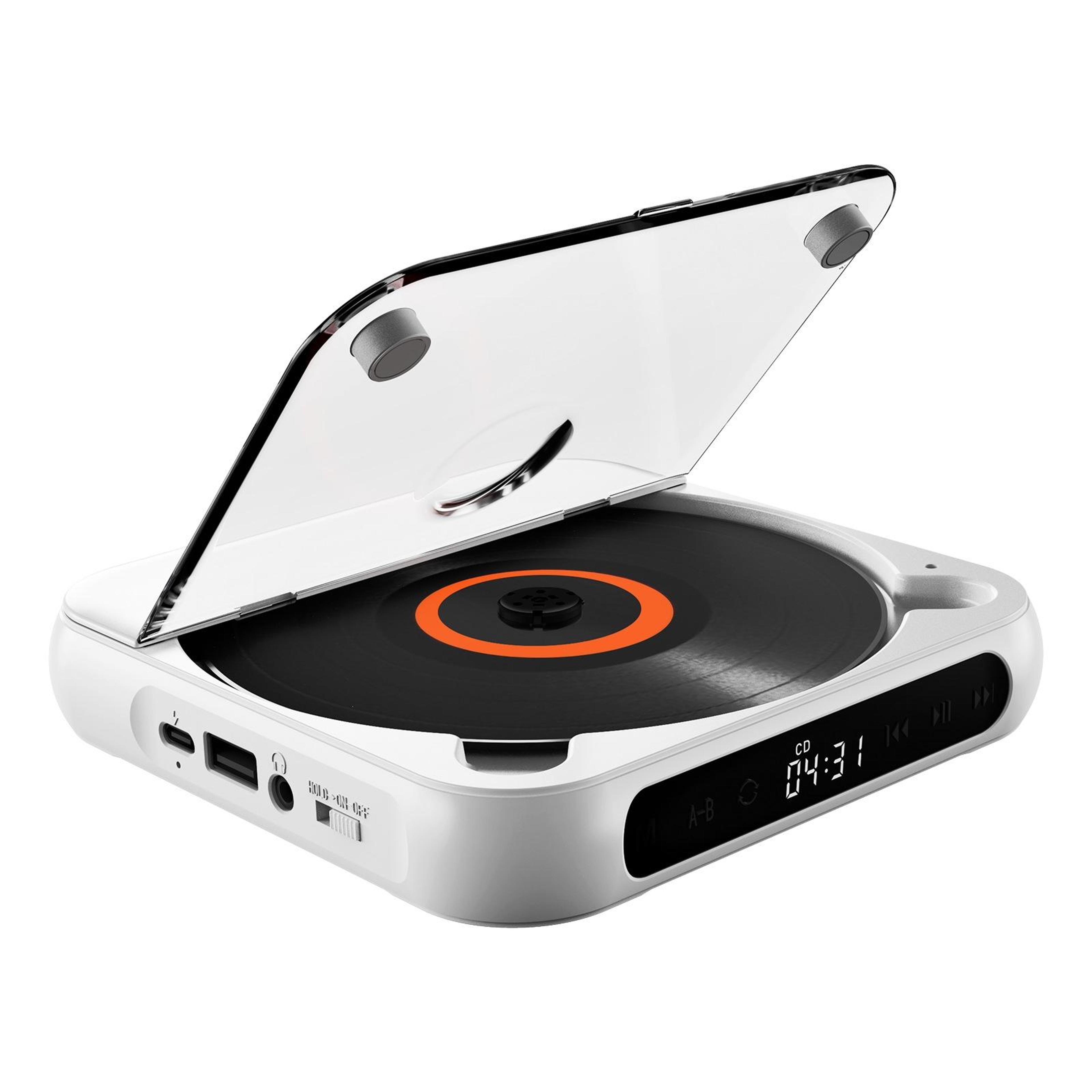 Kecag KC 918 Portable Bluetooth CD Player With Rechargeable Battery  Touchscreen Controls 1