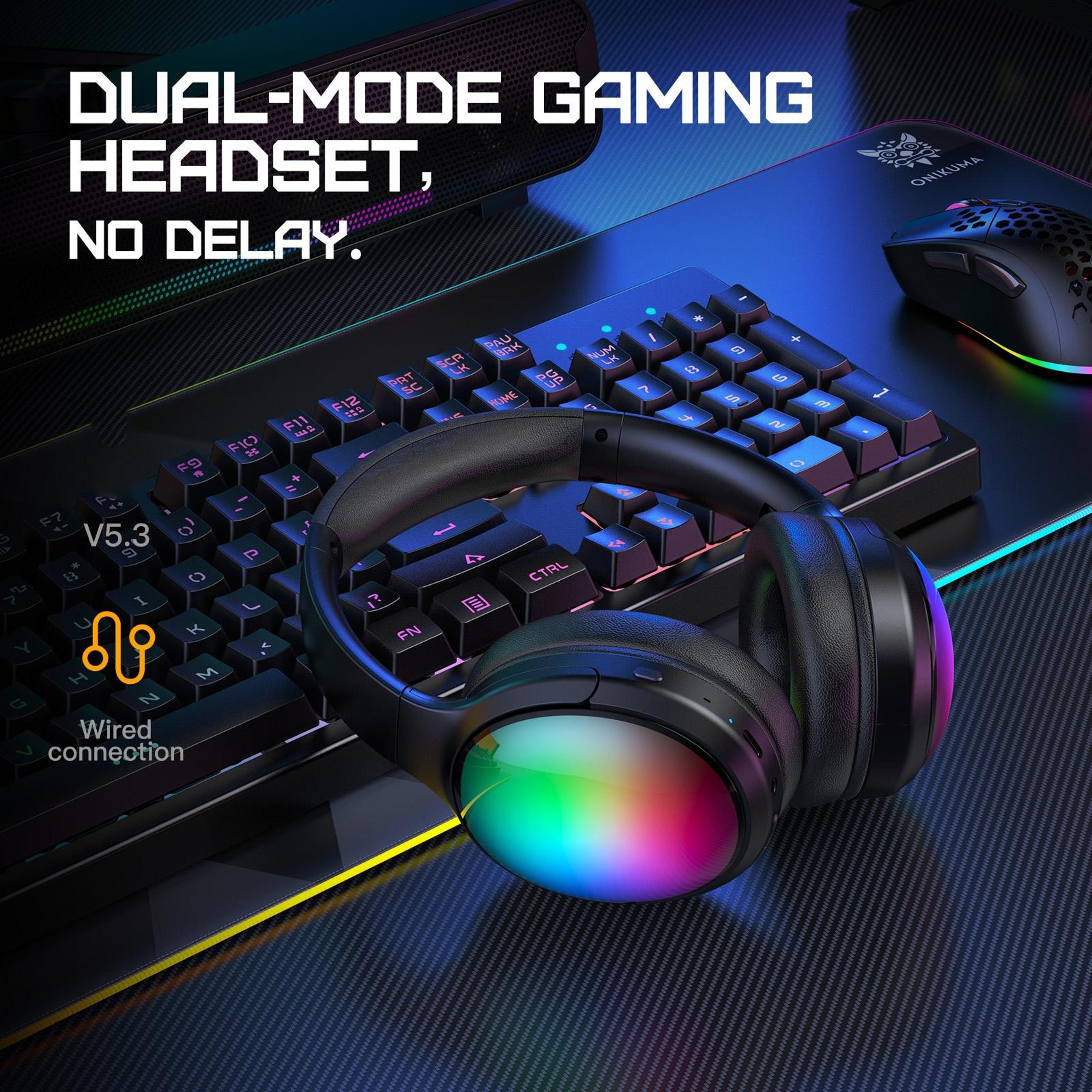 ONIKUMA B3 Wireless Gaming Headphones With Bluetooth 53 And Noise Reducing Mic 4