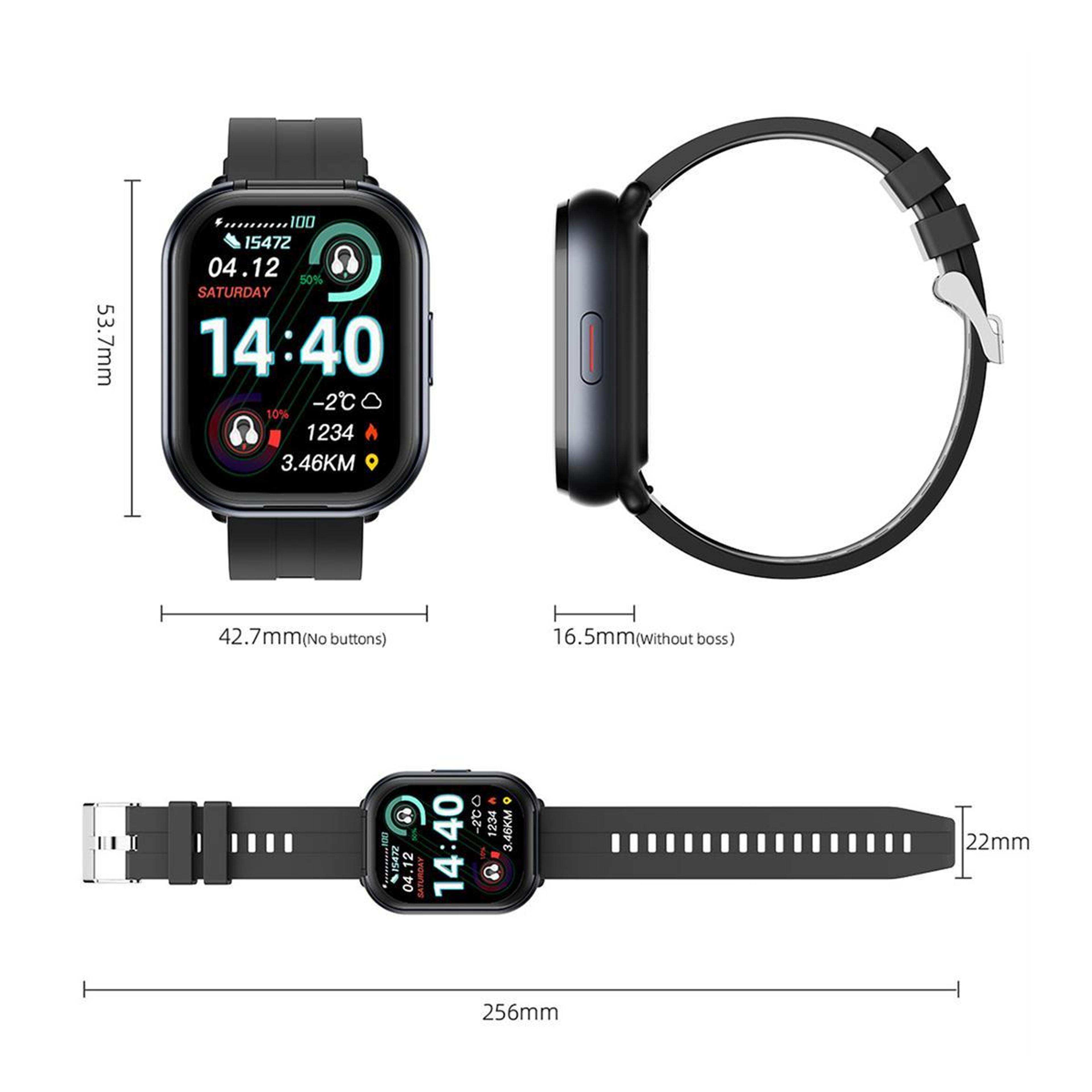 D12 Smartwatch Earbuds Combo With Bluetooth Calling  Health Tracking 10
