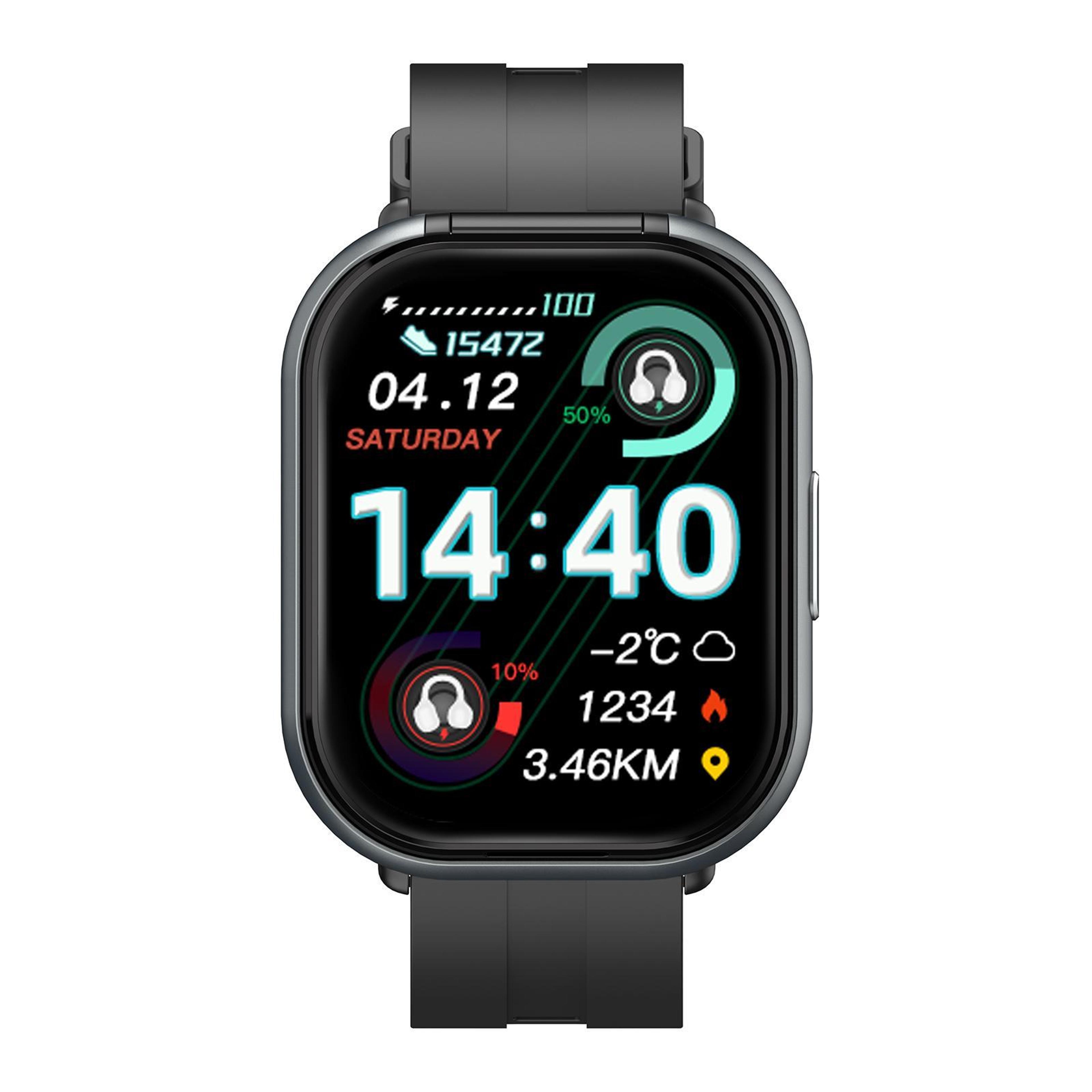 D12 Smartwatch Earbuds Combo With Bluetooth Calling  Health Tracking 4