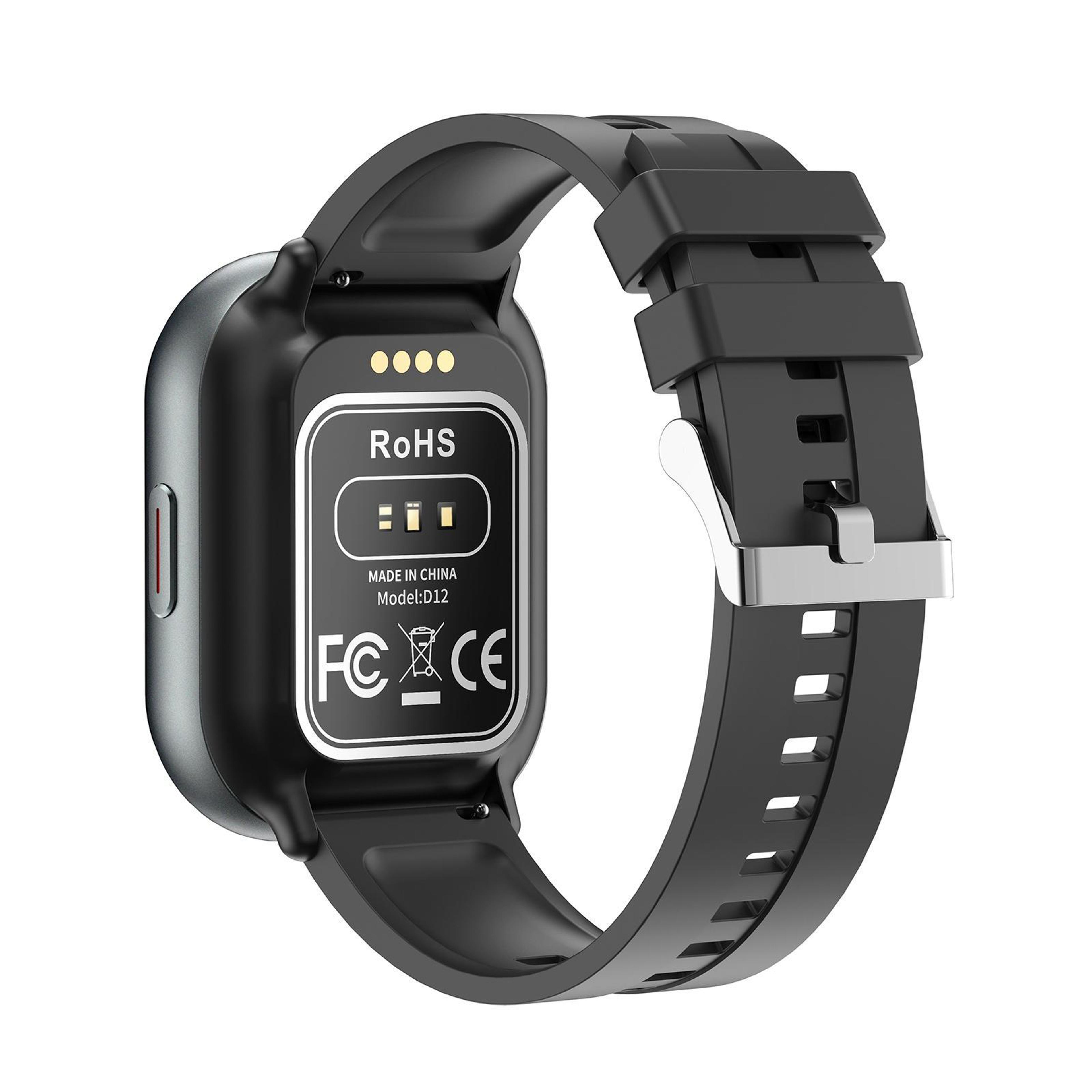 D12 Smartwatch Earbuds Combo With Bluetooth Calling  Health Tracking 1