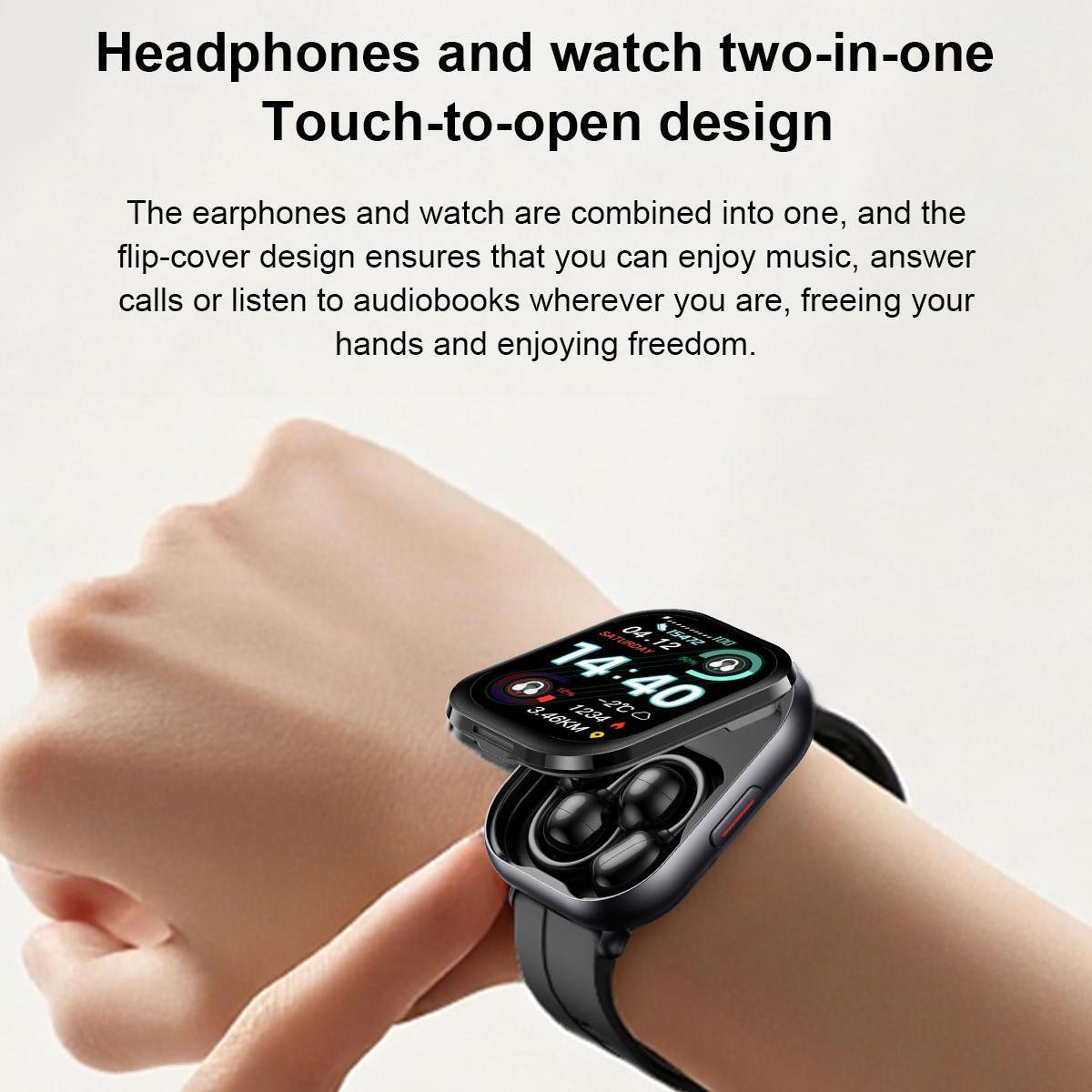D12 Smartwatch Earbuds Combo With Bluetooth Calling  Health Tracking 12