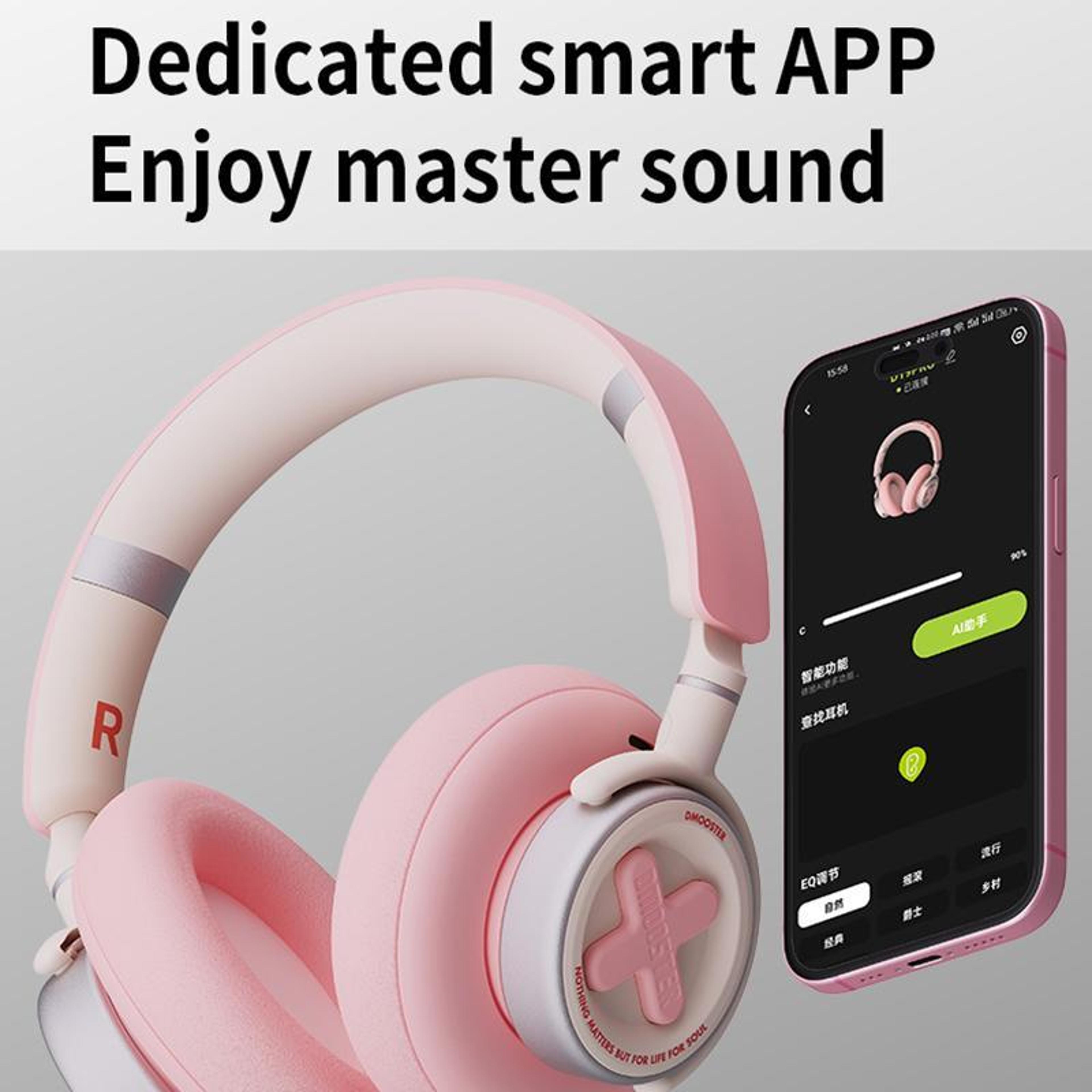 Dmooster D19 Pro ANC Bluetooth Headphones With Spatial Audio  25H Battery 10