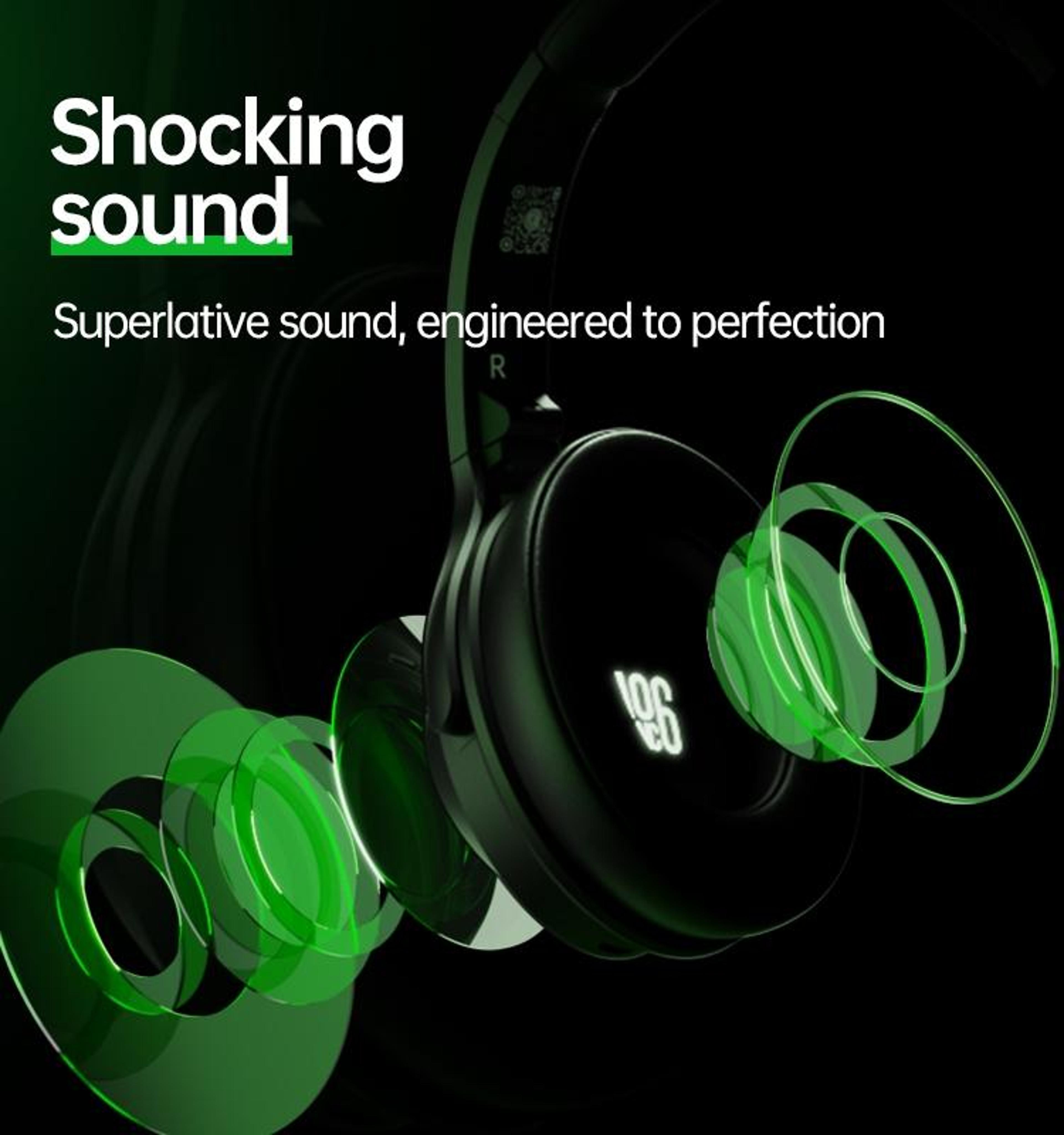 A06 Wireless ANC Headphones With Bluetooth 53 Over Ear Noise Canceling Headset 14
