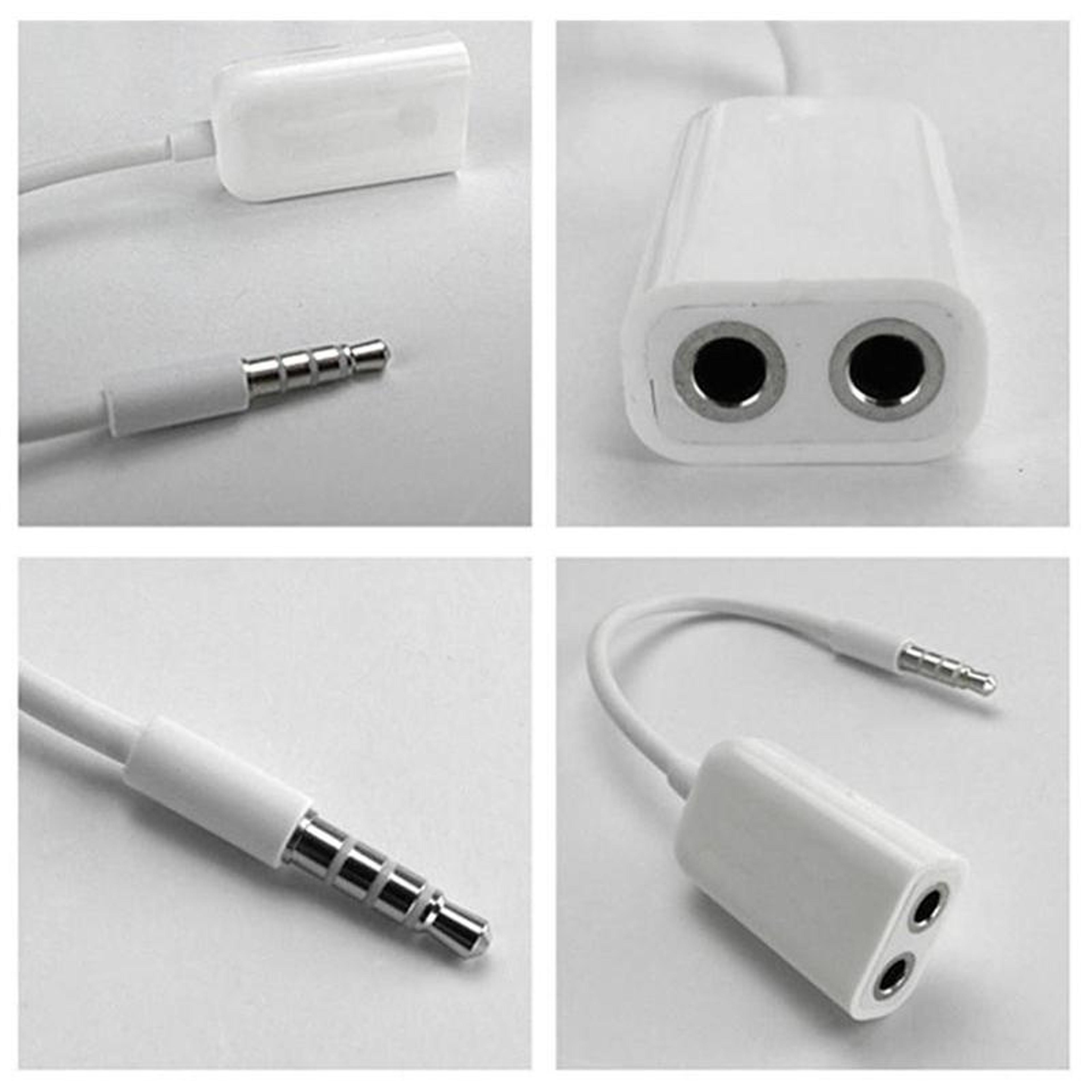 35mm Audio Splitter Cable For Dual Headphones Compatible With Phones Tablets  Car Stereo 2