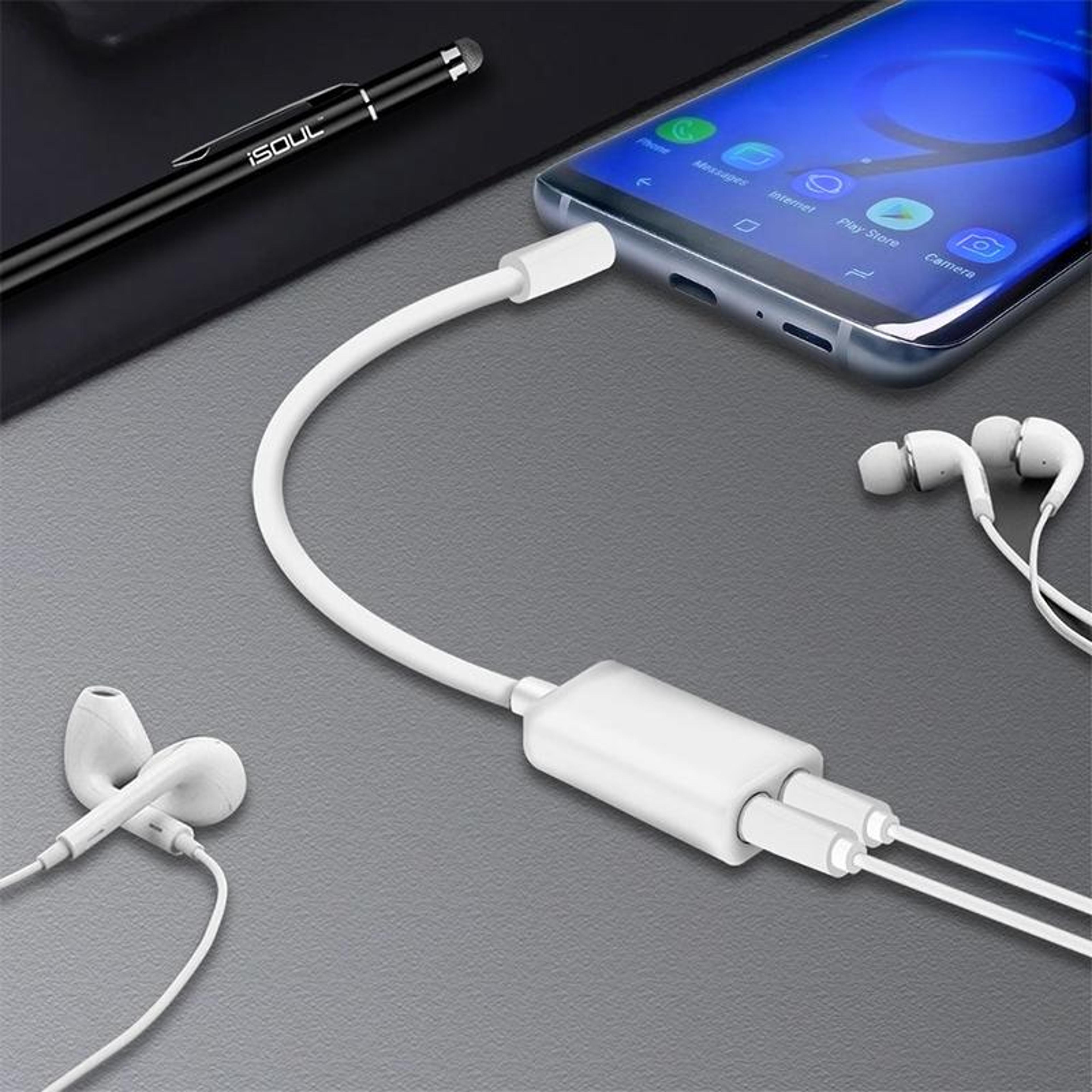 35mm Audio Splitter Cable For Dual Headphones Compatible With Phones Tablets  Car Stereo 3