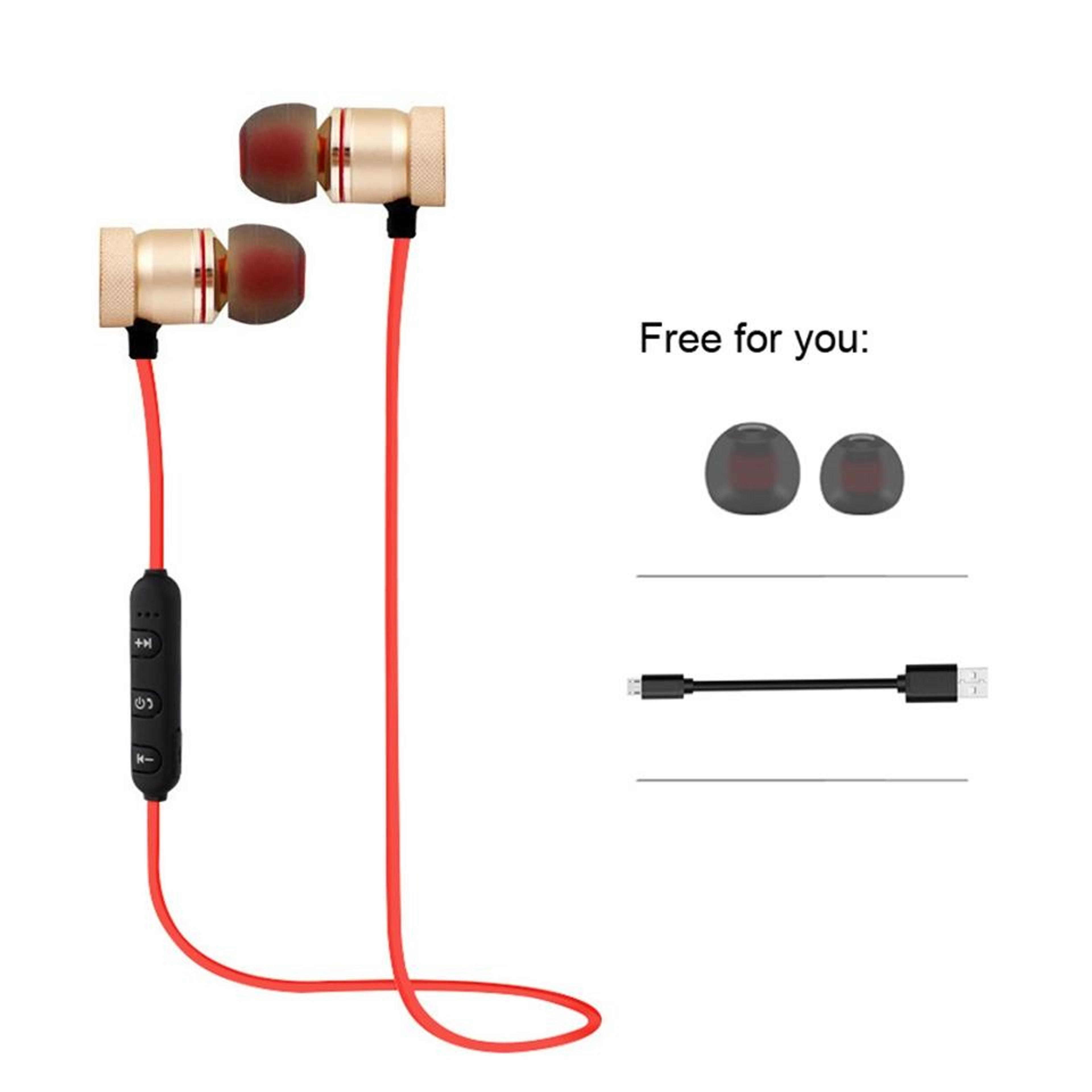 MoreBlue S07 Wireless Bluetooth Earbuds With Magnetic Neckband  Deep Bass Stereo Sound 5