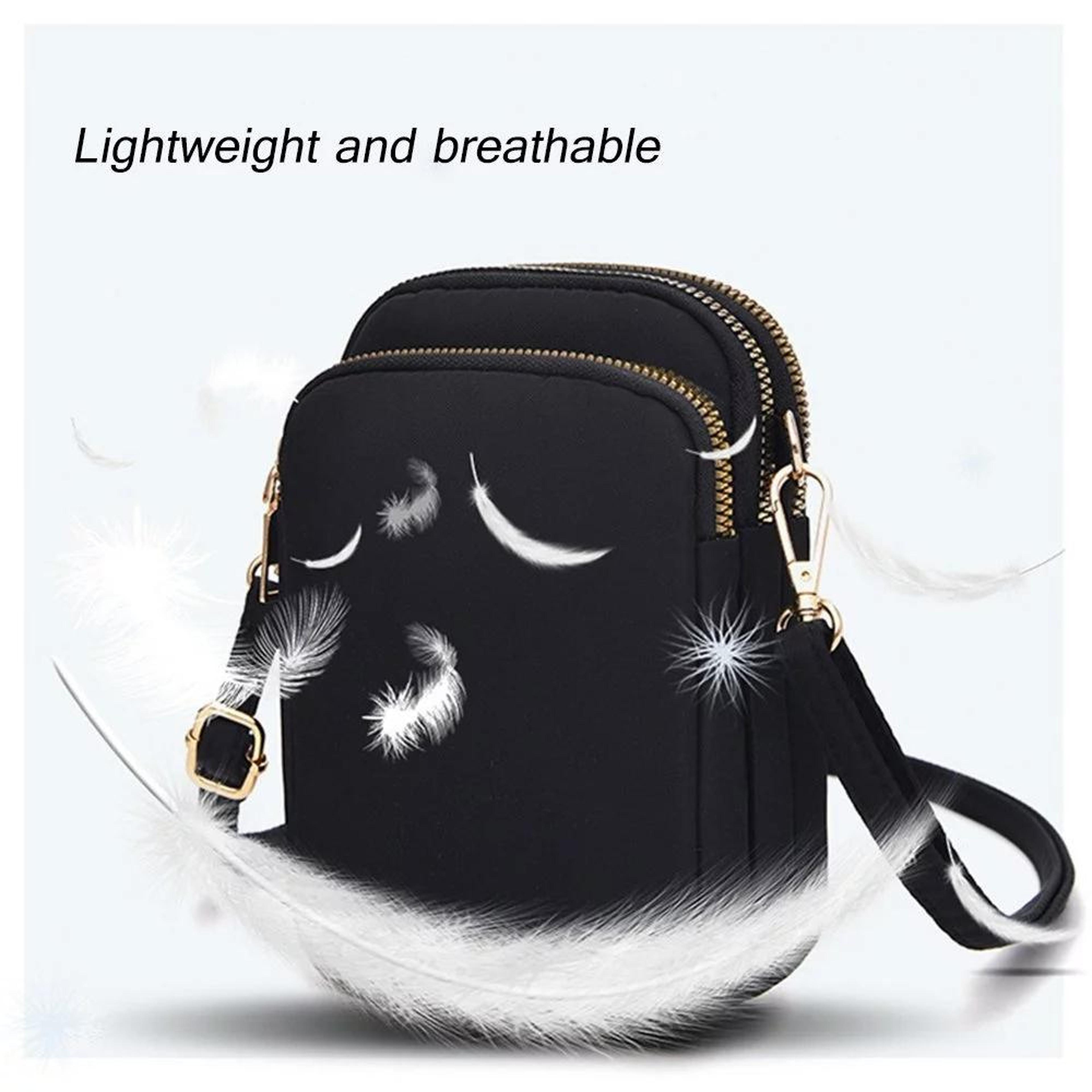 Womens Waterproof Crossbody Phone Bag With Coin Purse  Headphone Port 2