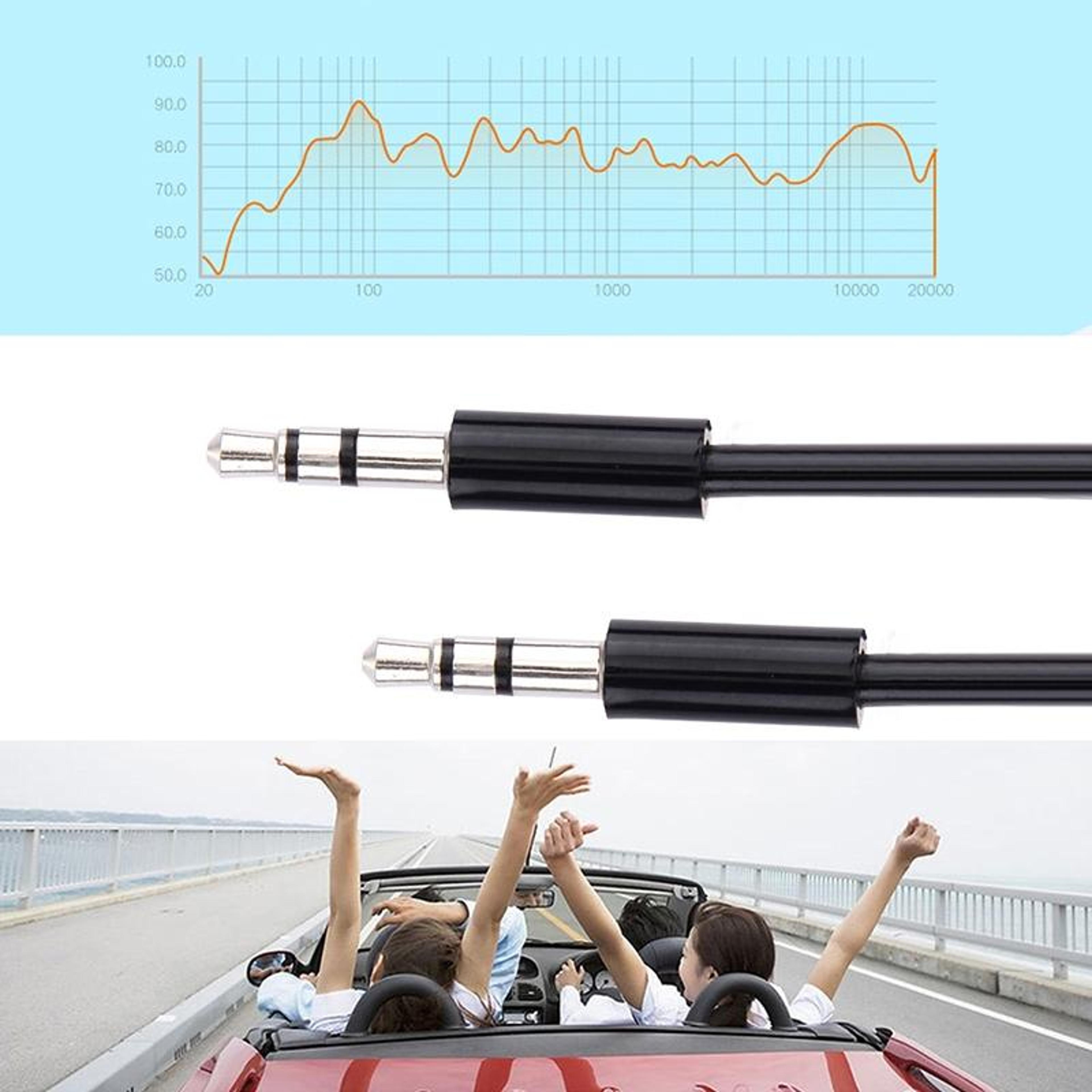 Spring Coiled 35mm Aux Cable For Car Stereo Phones  Headphones Portable Audio Connector 2