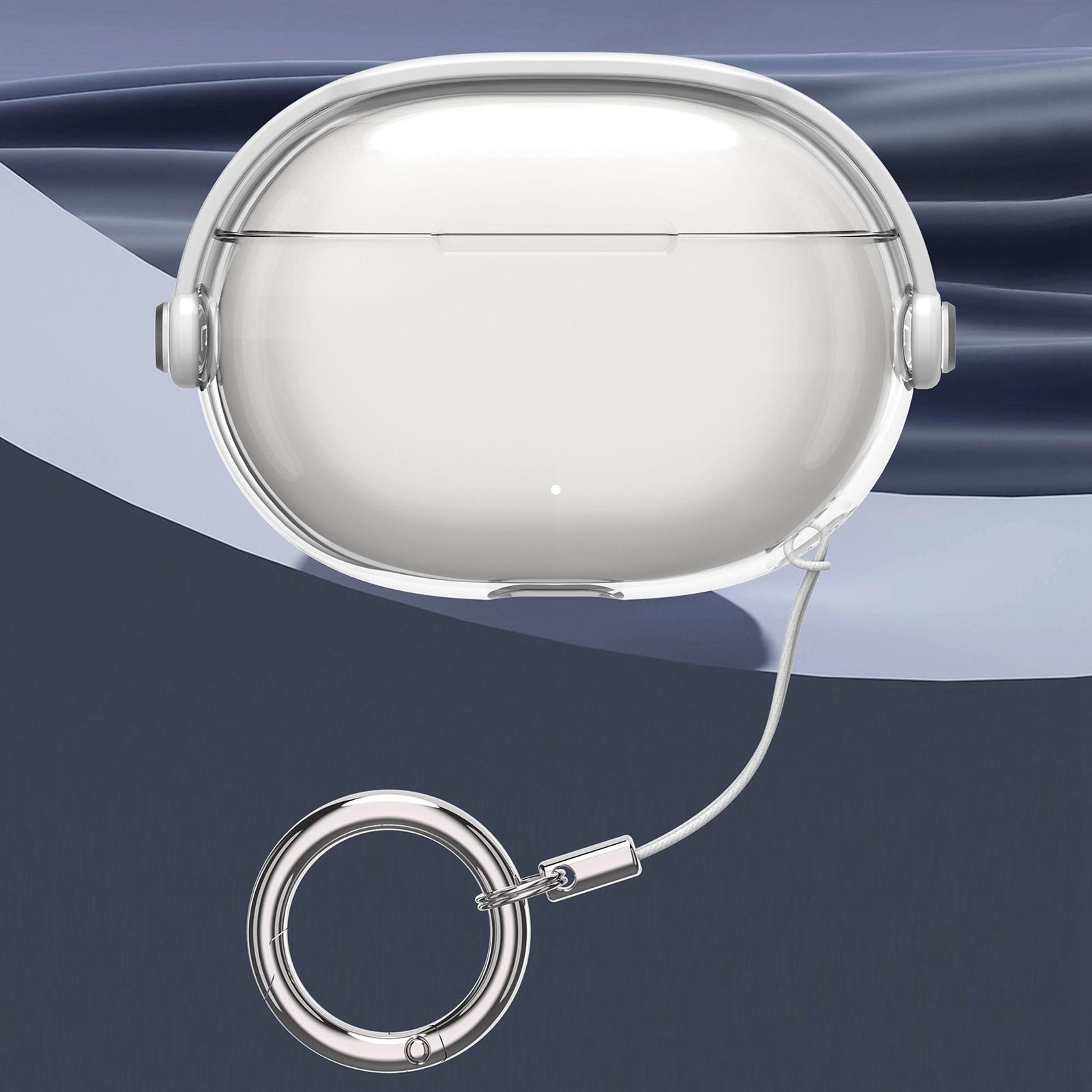 Clear Electroplated Acrylic Case For Apple Beats Studio Buds  Buds With Keyring 4