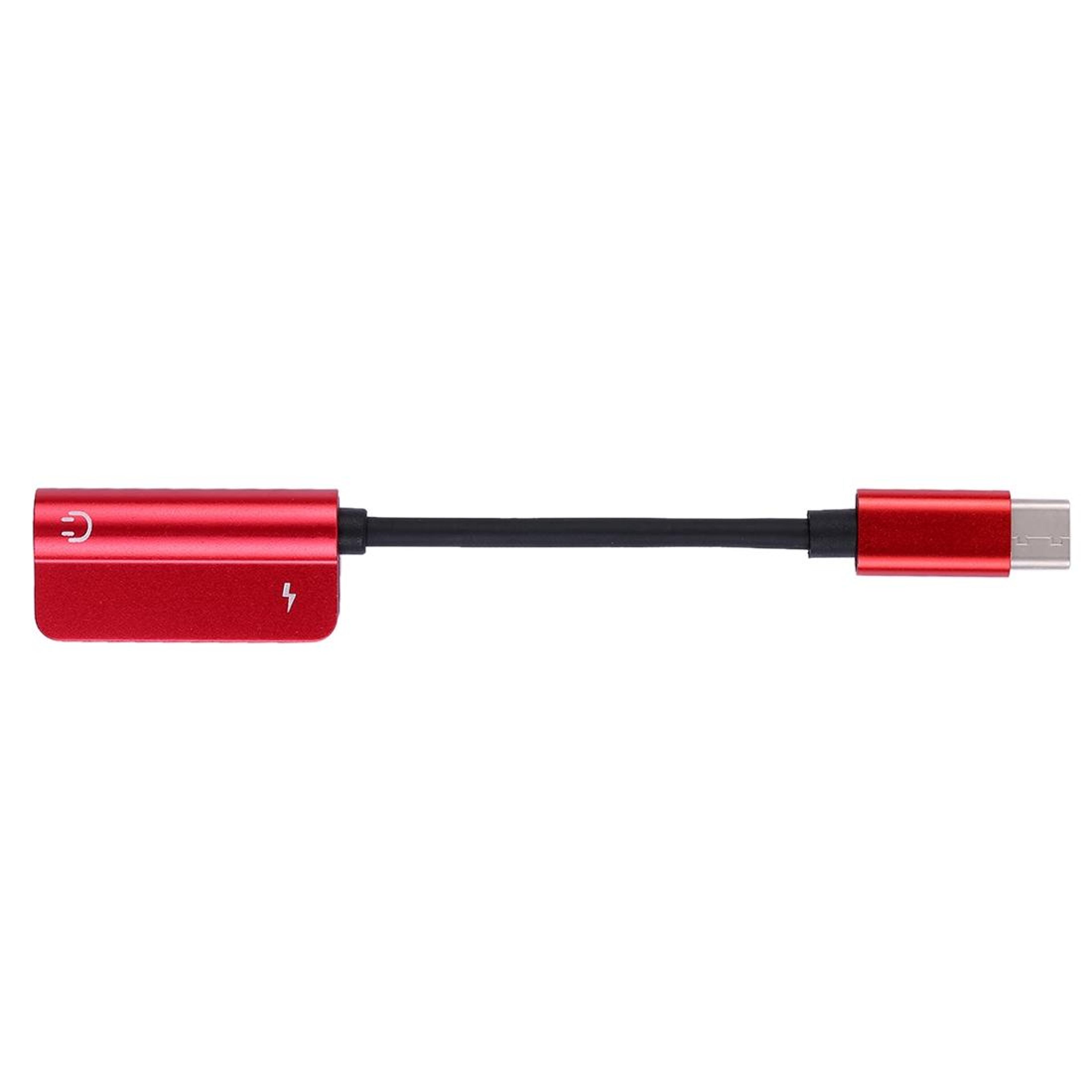 2 In 1 USB C Headphone Adapter  Fast Charging Audio Splitter With 35mm Jack 3