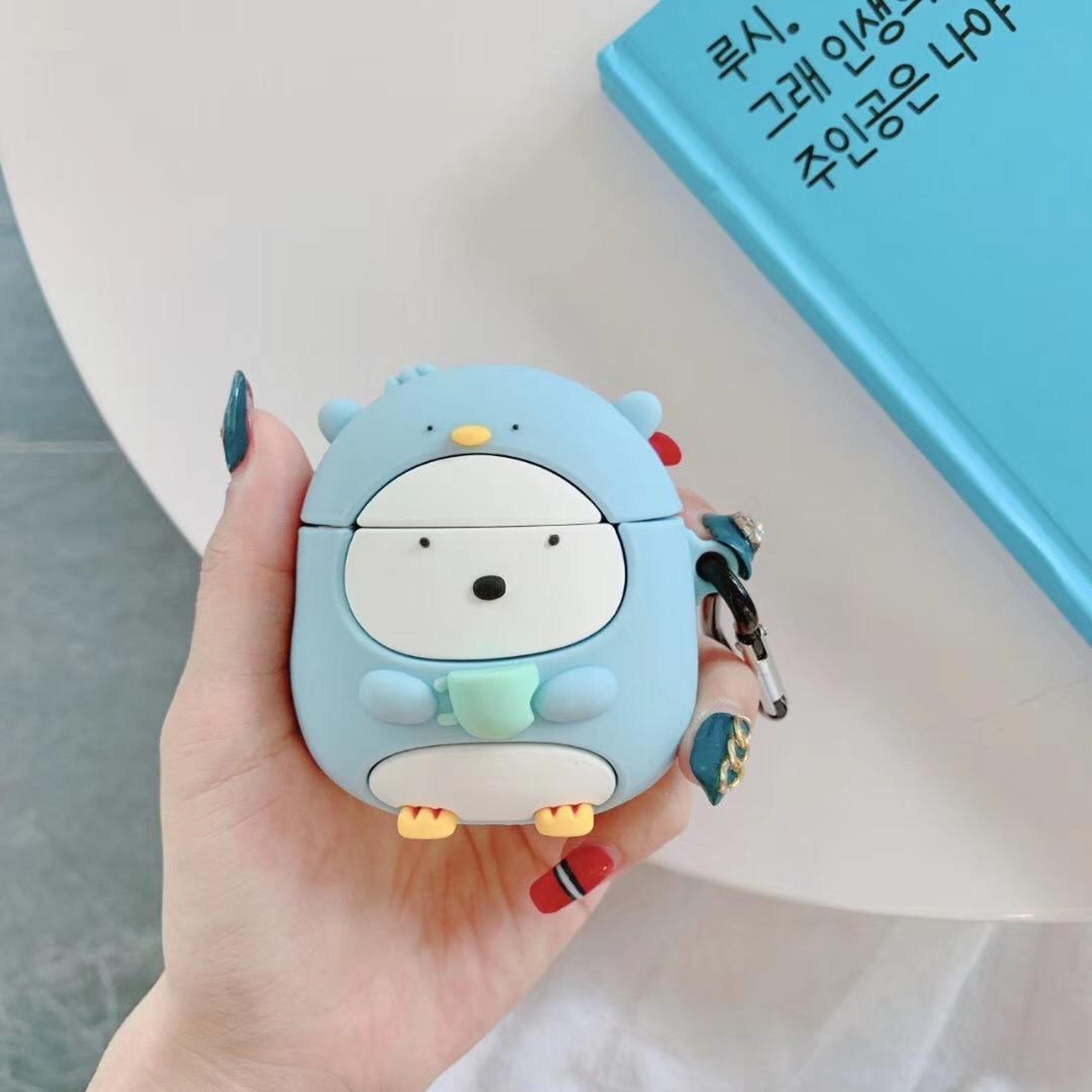 Cup Penguin AirPods Case For Apple AirPods 12 Protective Silicone Cover 4