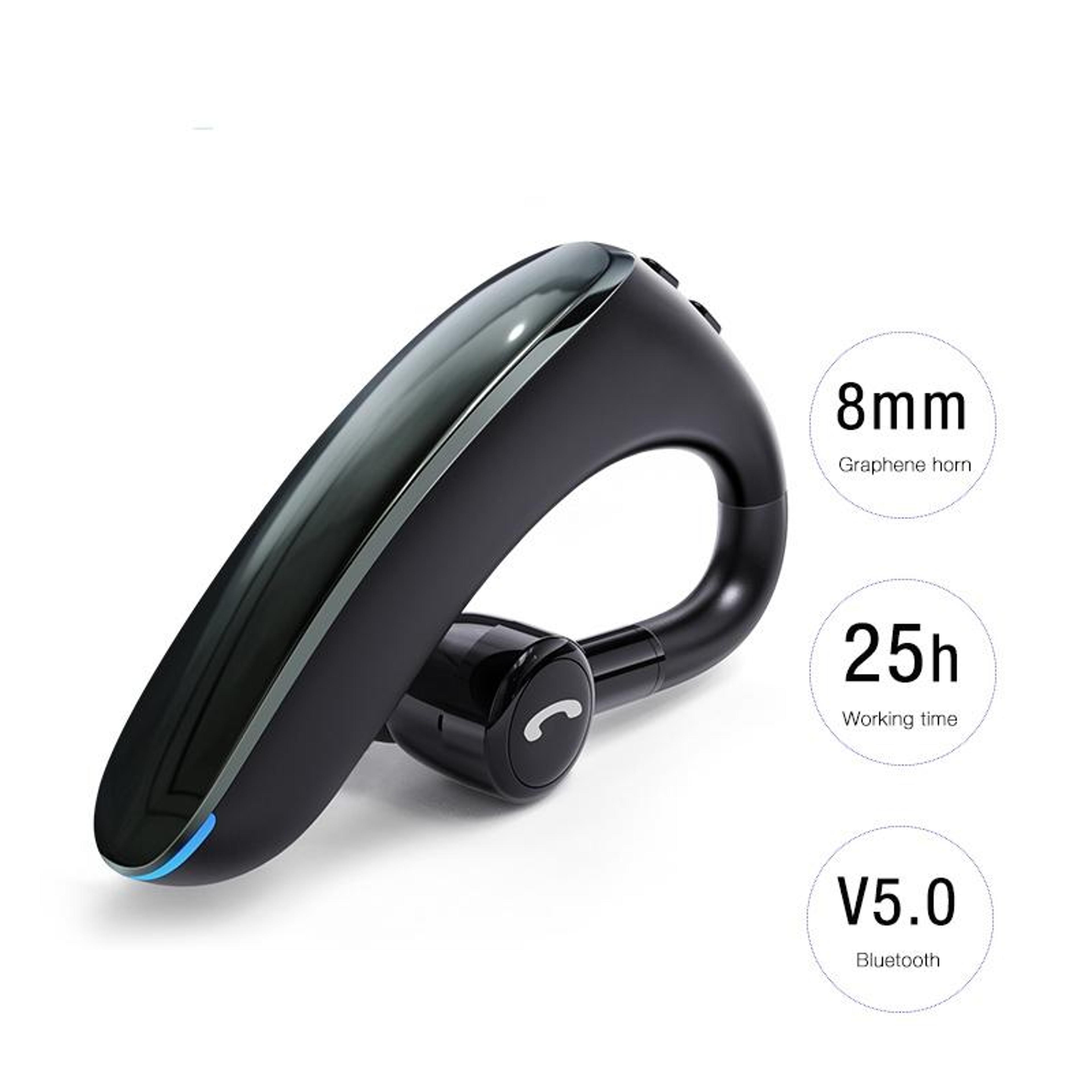 F900 Bluetooth 50 Earhook Headset With Rotating Mic  Handsfree Calling 2