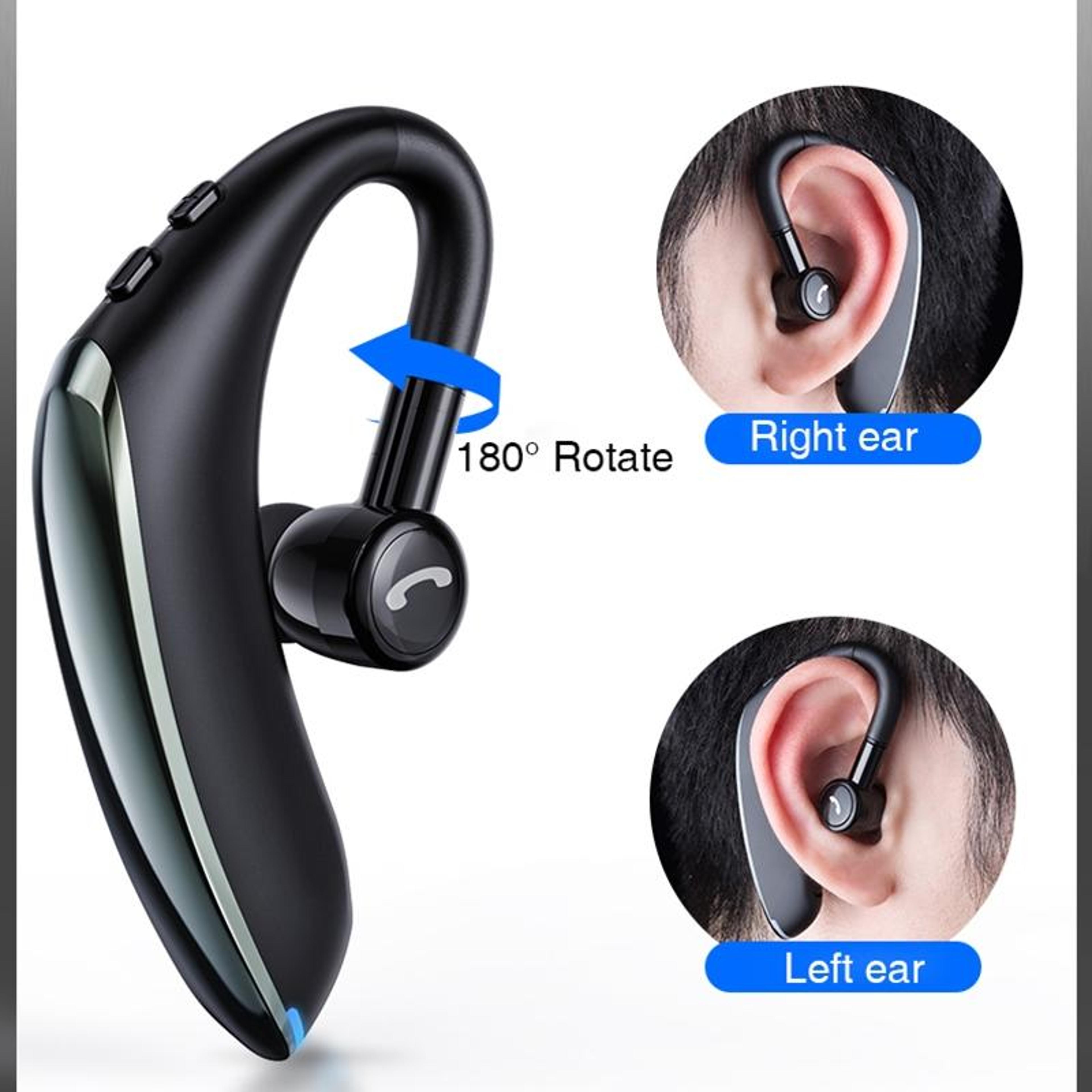 F900 Bluetooth 50 Earhook Headset With Rotating Mic  Handsfree Calling 18
