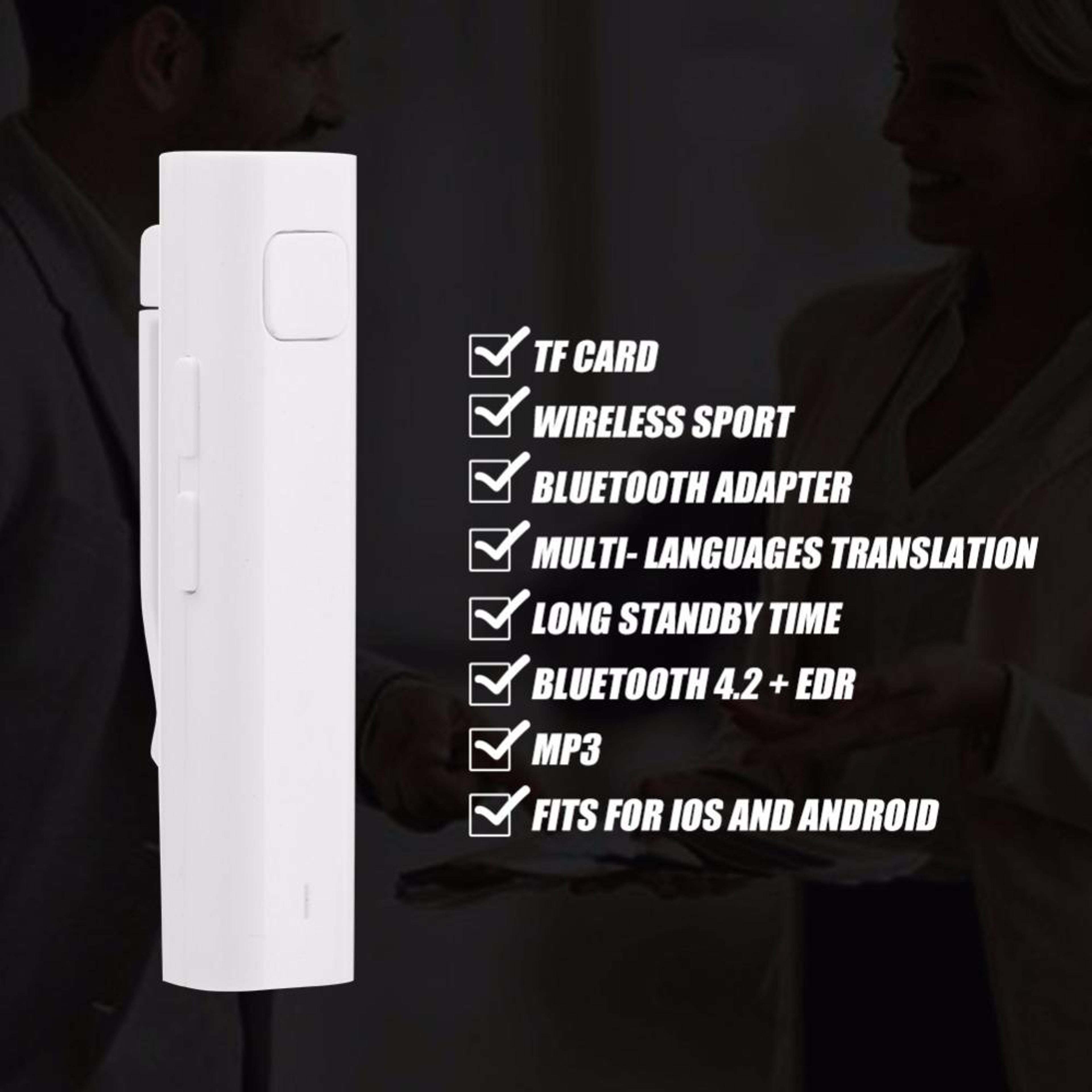 Smart Bluetooth Voice Translator Earbuds With TF Card  26 Language Real Time Translation 1