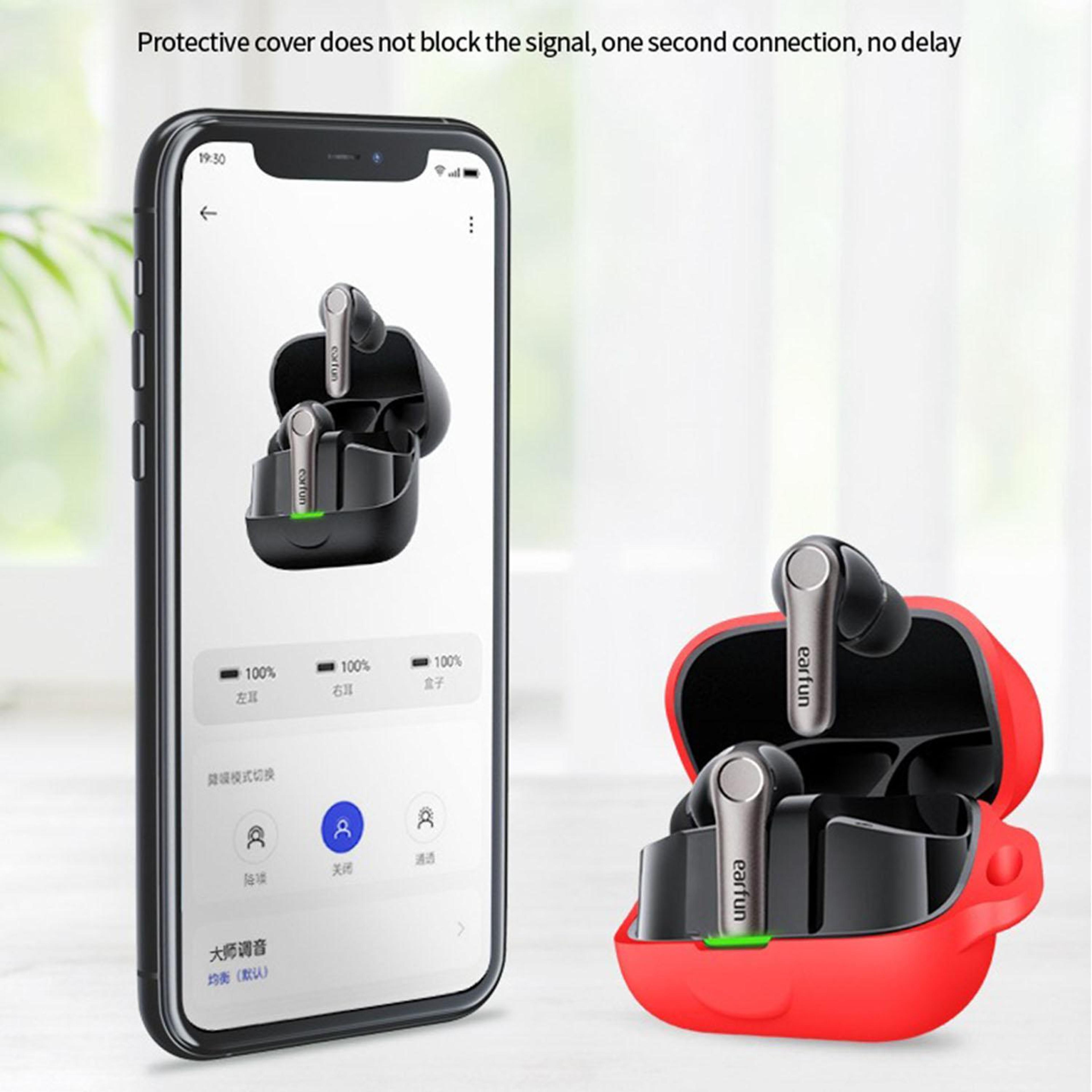 EarFun Air Pro 4 Silicone Protective Case Cover With Charging Port Access 9