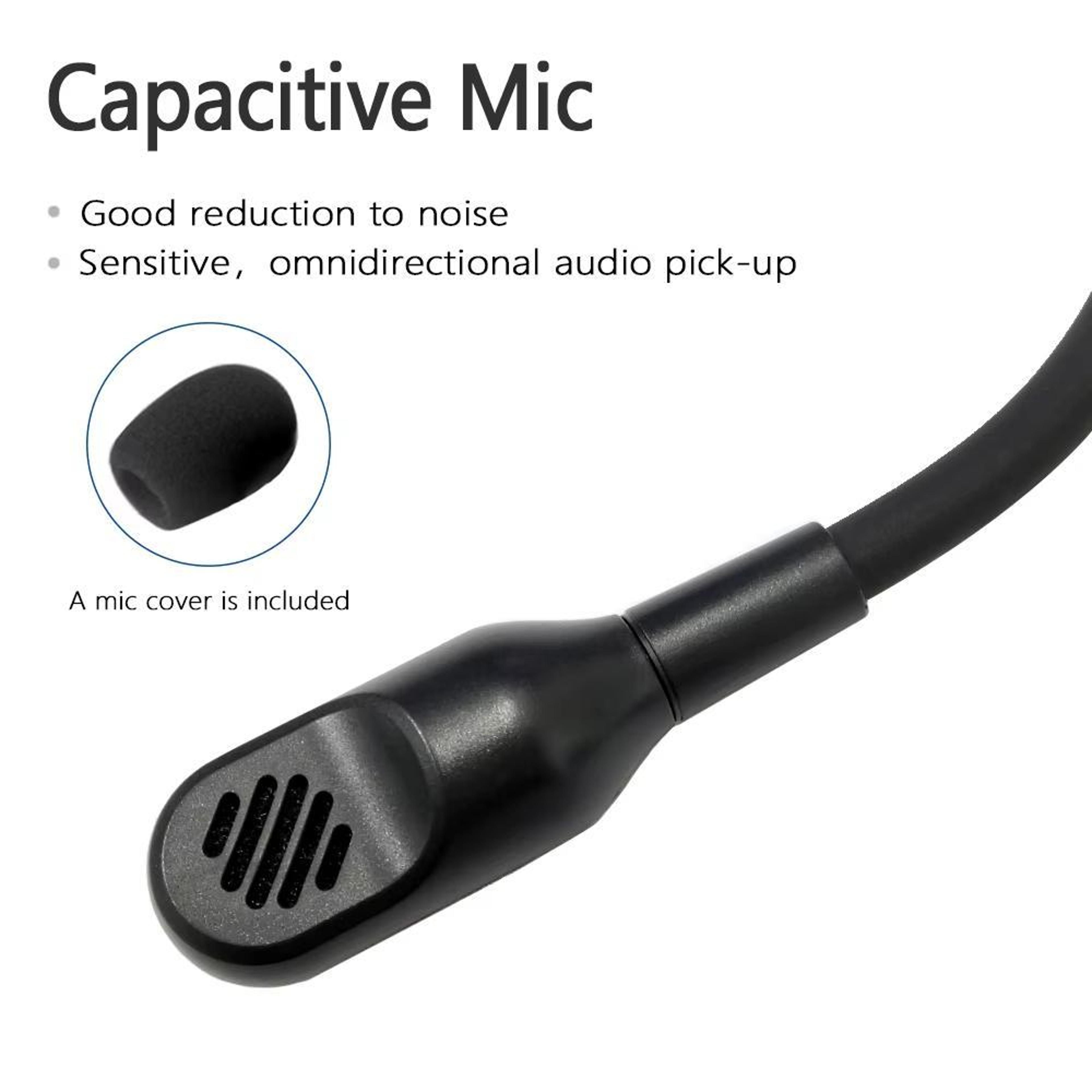 Razer Barracuda X Replacement Gaming Headset Microphone With Noise Reduction  360 Flex Boom 4