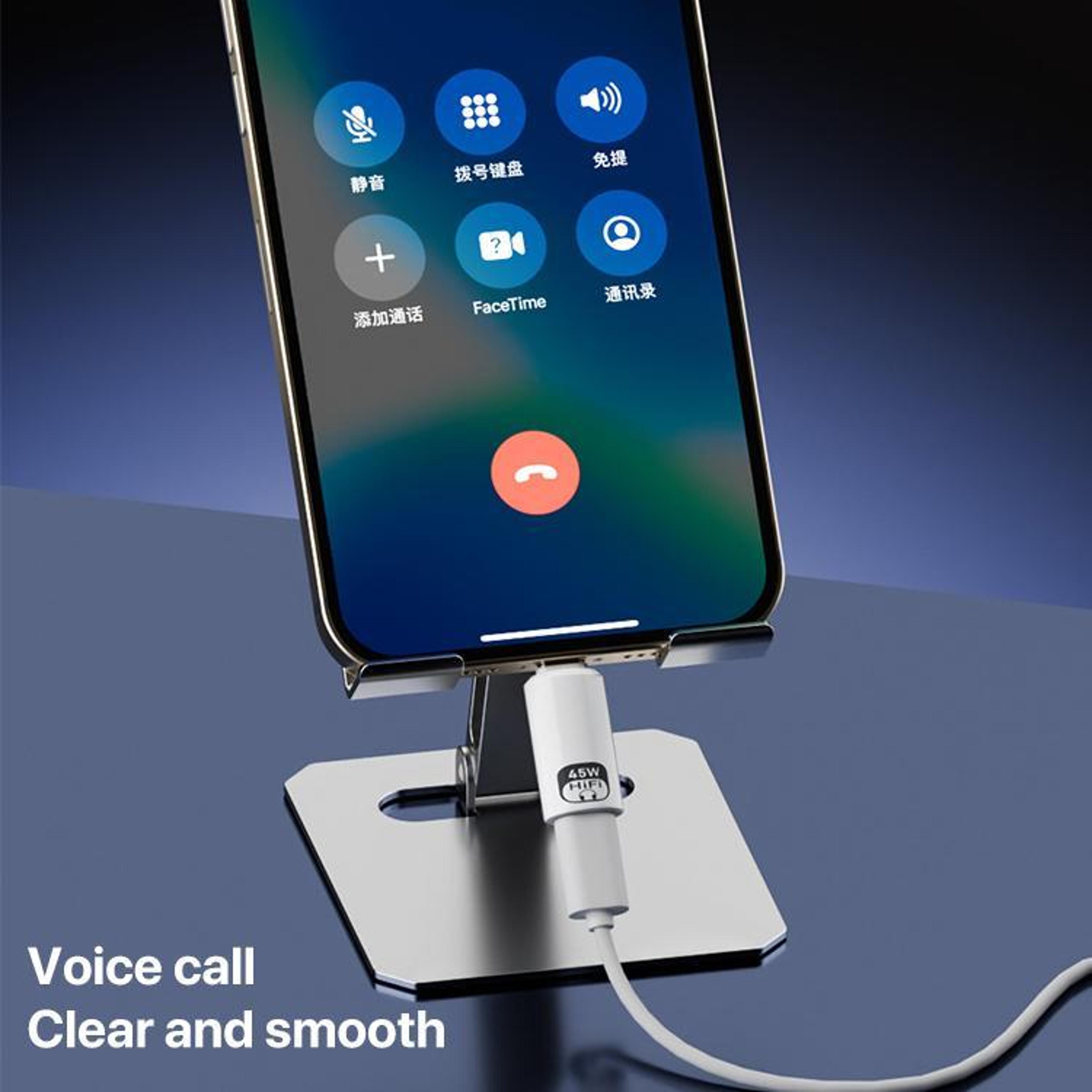 45W USB C To Lightning Audio  Fast Charging Adapter 8