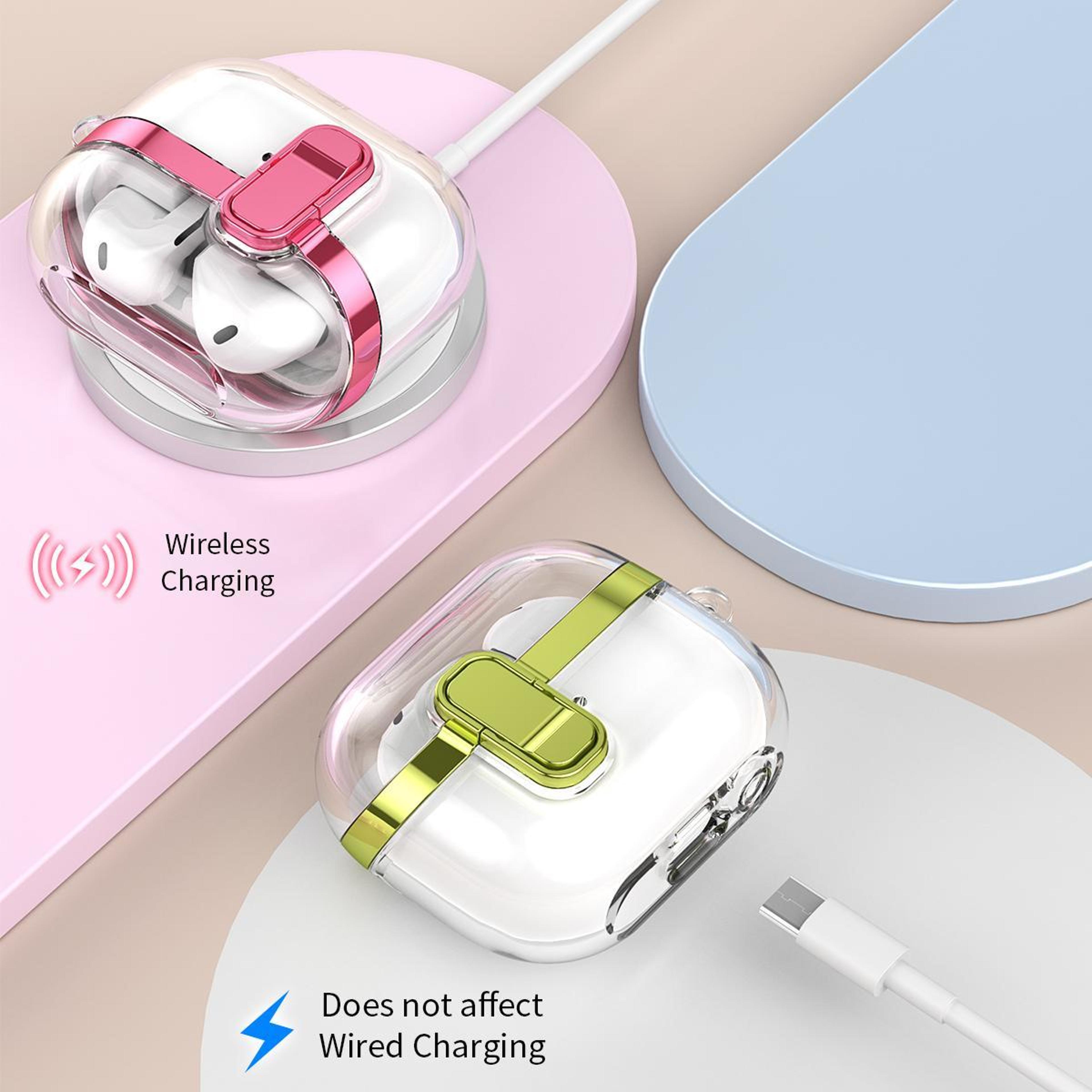 Galaxy Buds3  Buds3 Pro Clear Lock Case With Shockproof Electroplated Protection 6