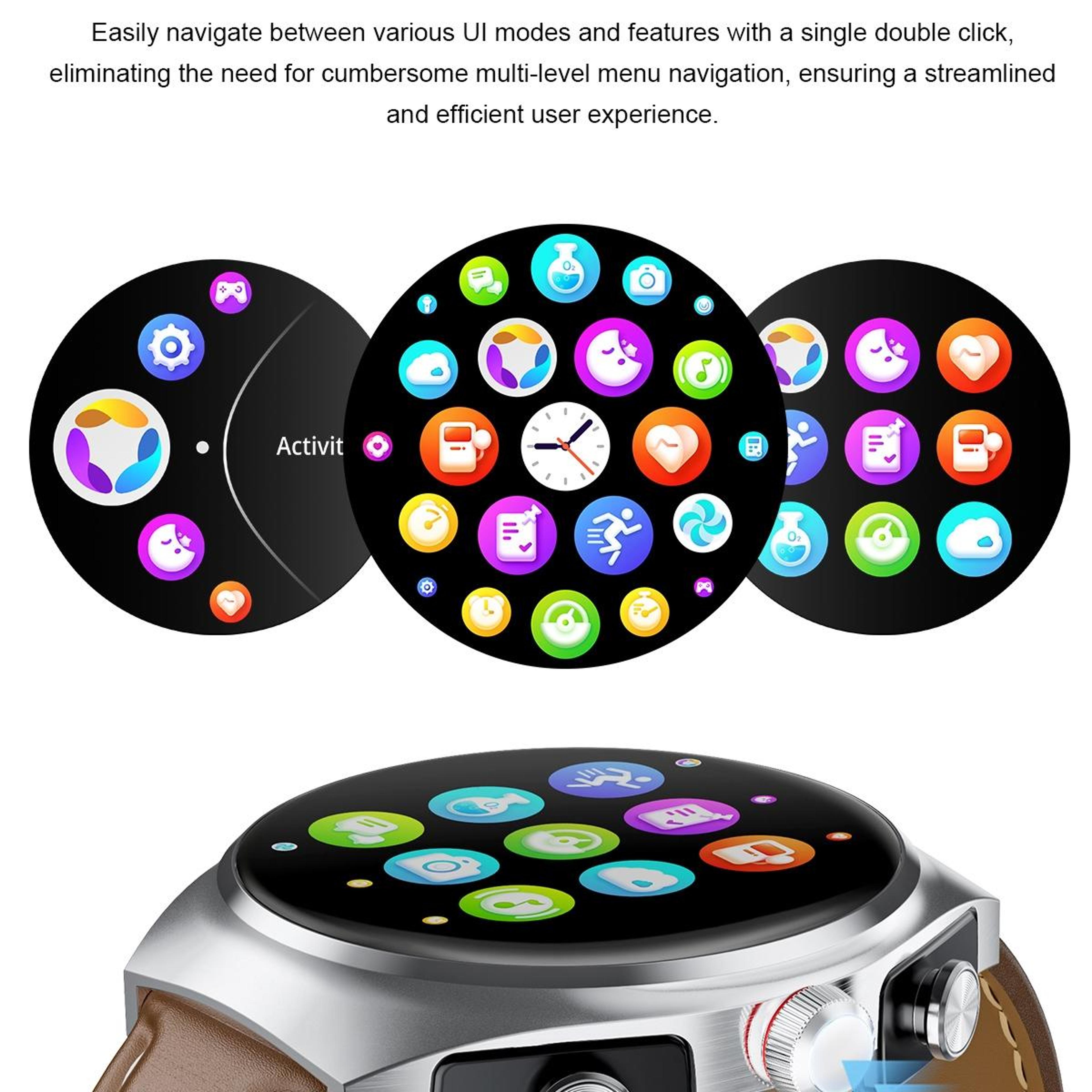 GT95 Smart Watch Earbuds With 153 IPS Display Bluetooth Calling  Health Tracking 4