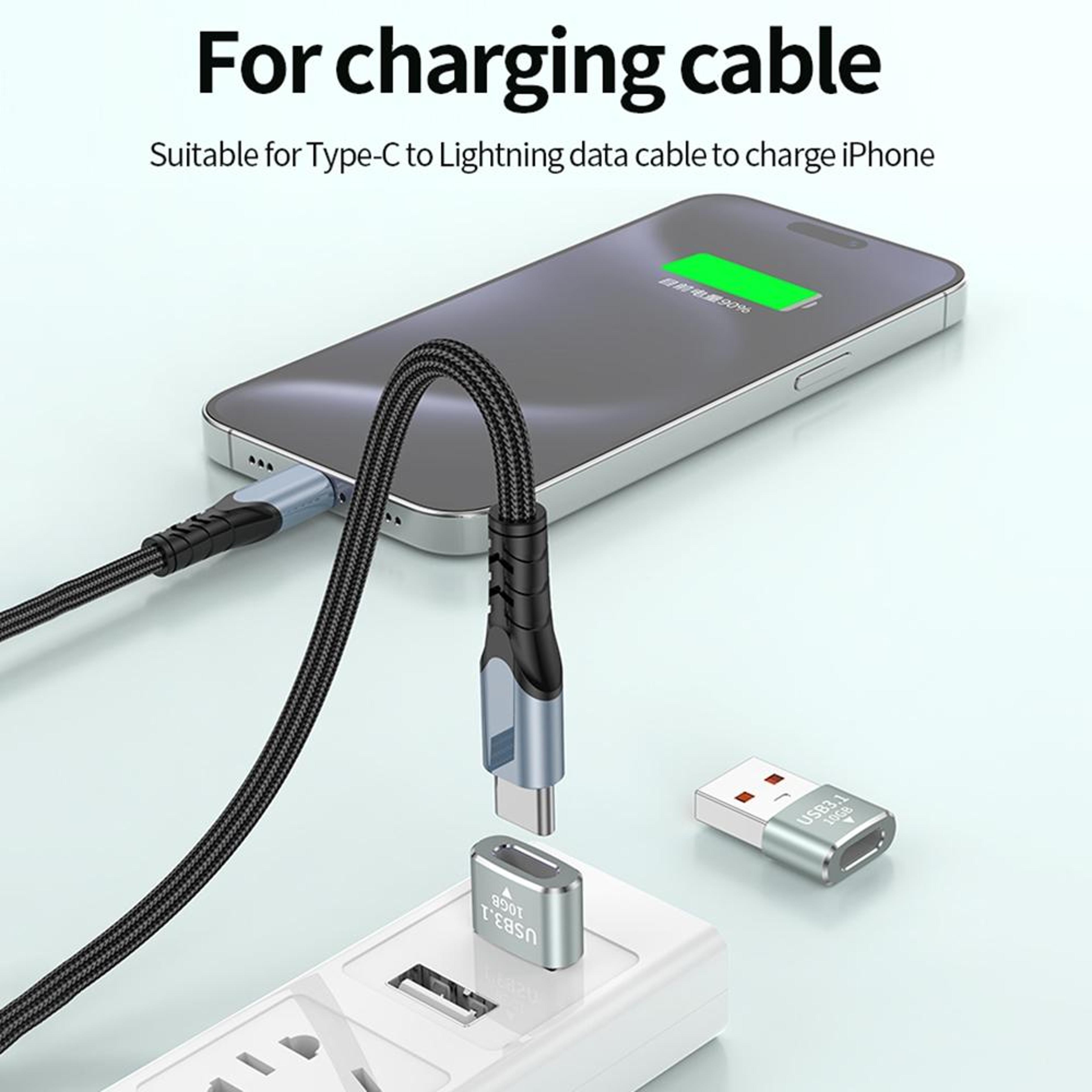 120W USB C OTG Adapter 10Gbps USB 31 Fast Charging Type C Converter 6