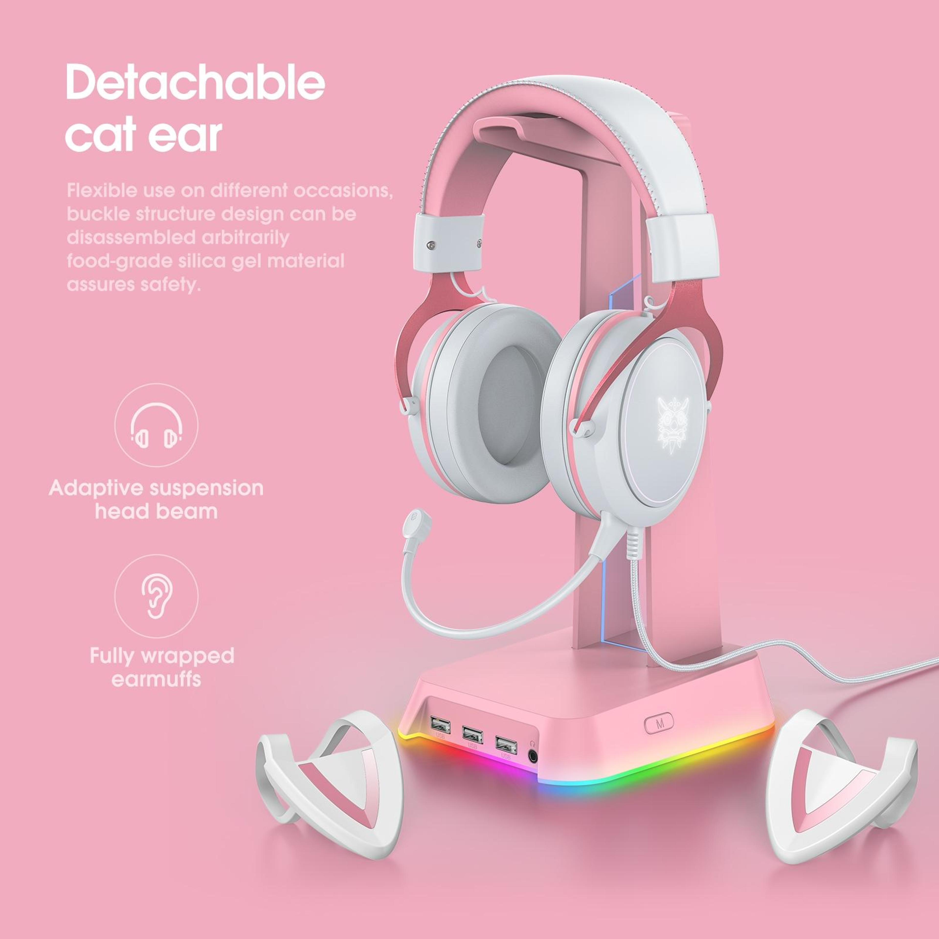 ONIKUMA X10 Gaming Headset With LED Lights  Noise Reducing Mic For PC PS4  Mobile 1