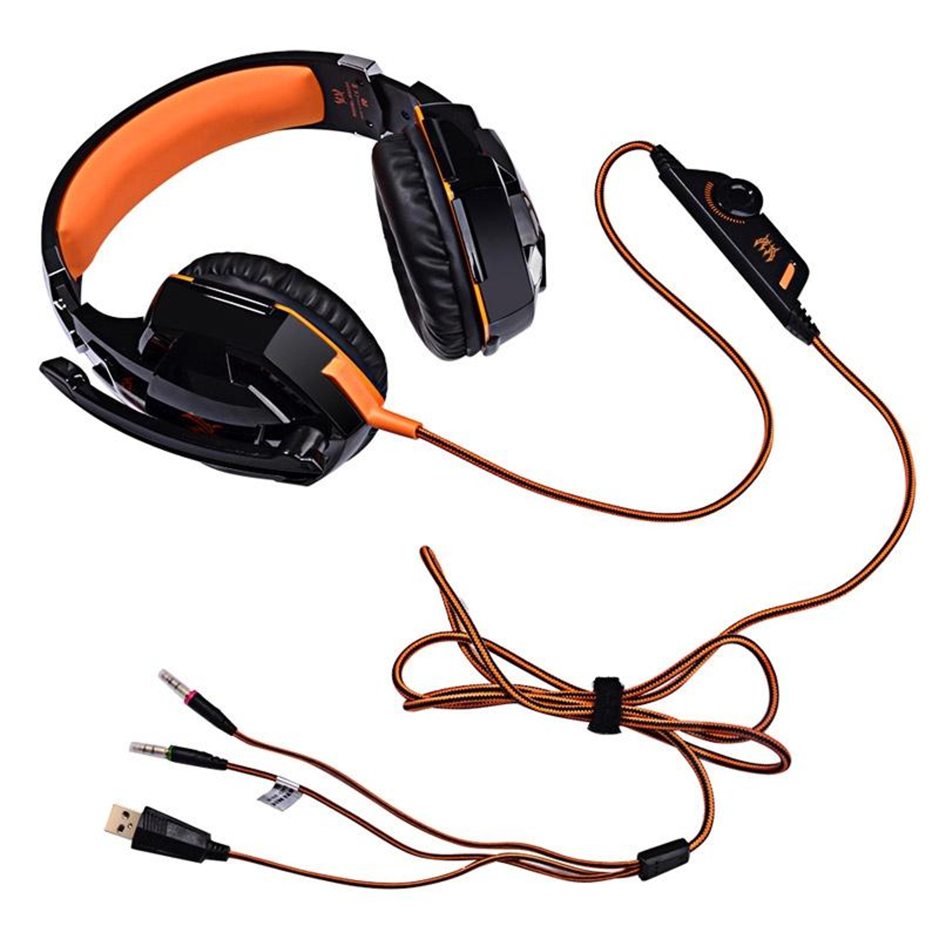 EACH G2000 Gaming Headset With Noise Isolation Mic  LED Stereo Bass Sound 12