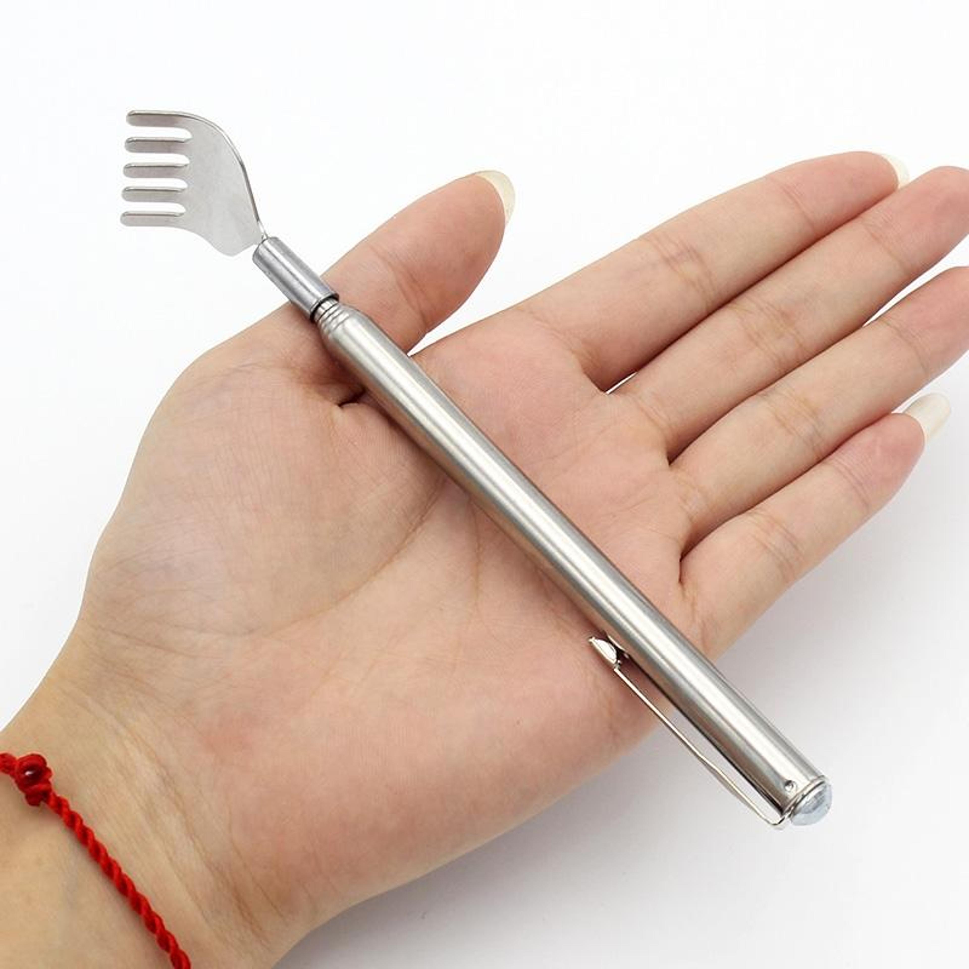 Extendable Back Scratcher Stainless Steel Telescopic Back Scratcher For Instant Itch Relief 2