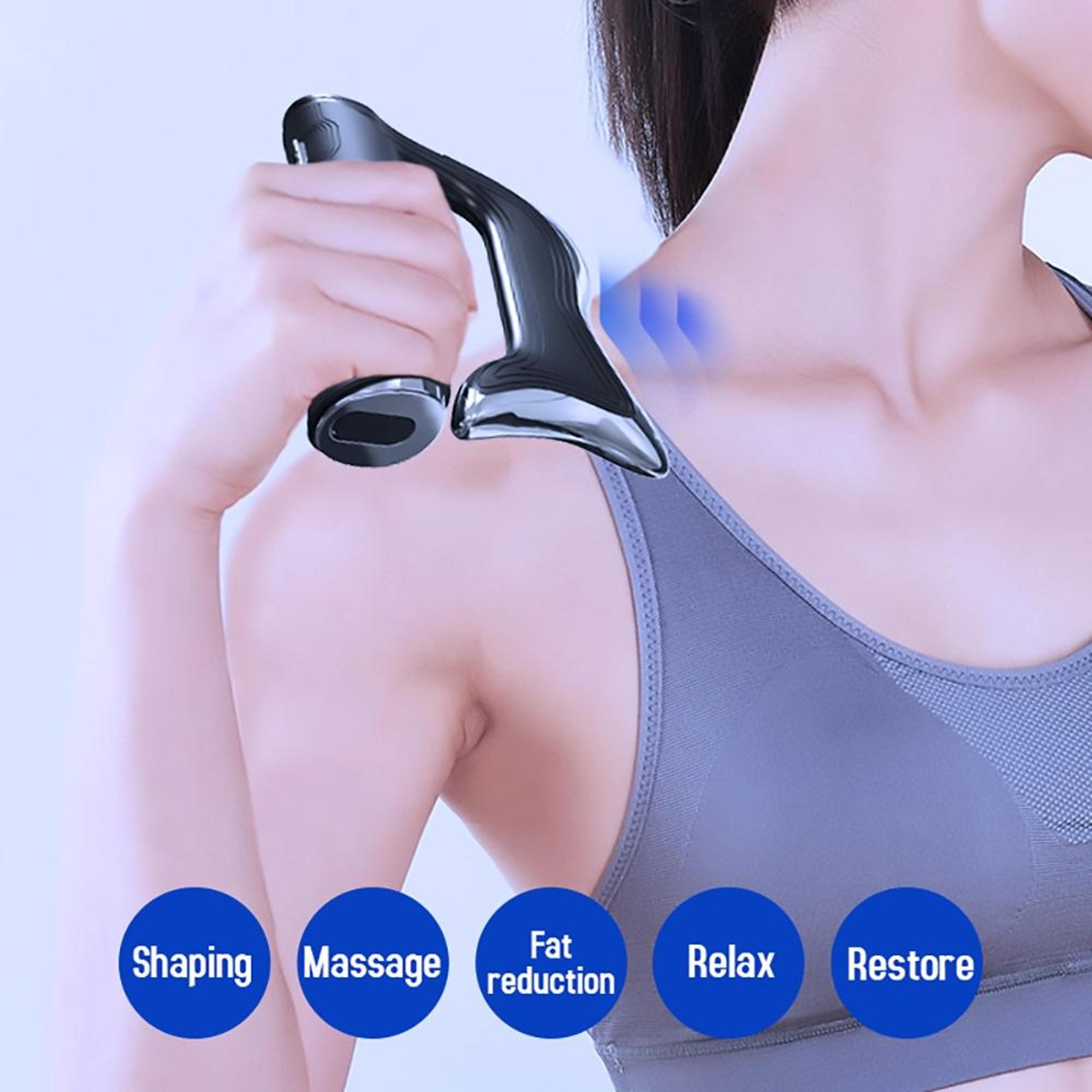 Smart Cervical Massager With NMES Microcurrent  Deep Tissue Muscle Massager Technology 1