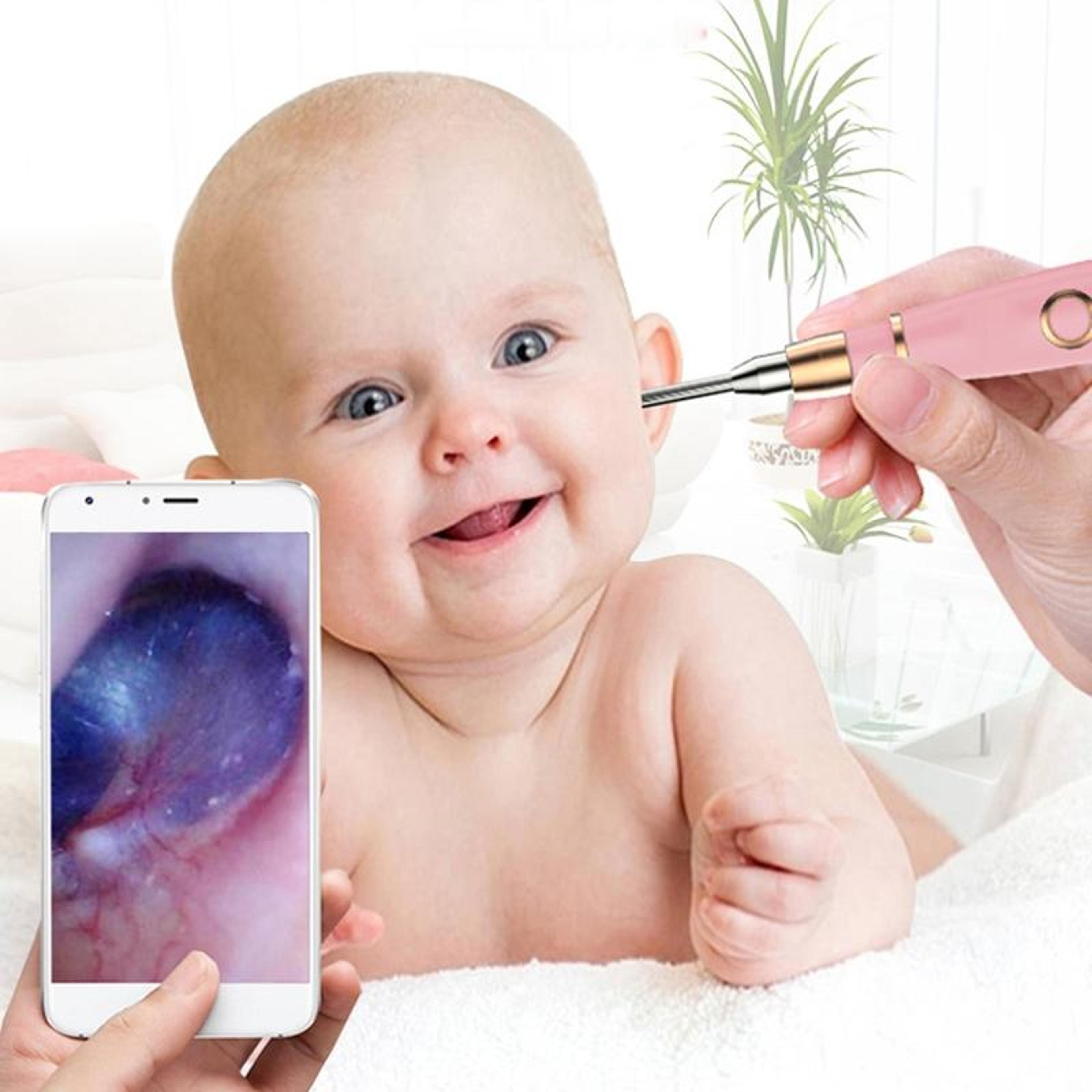 Smart WiFi Ear Wax Removal Camera 720P Wireless Ear Cleaner With Safe Silicone Scoop 0
