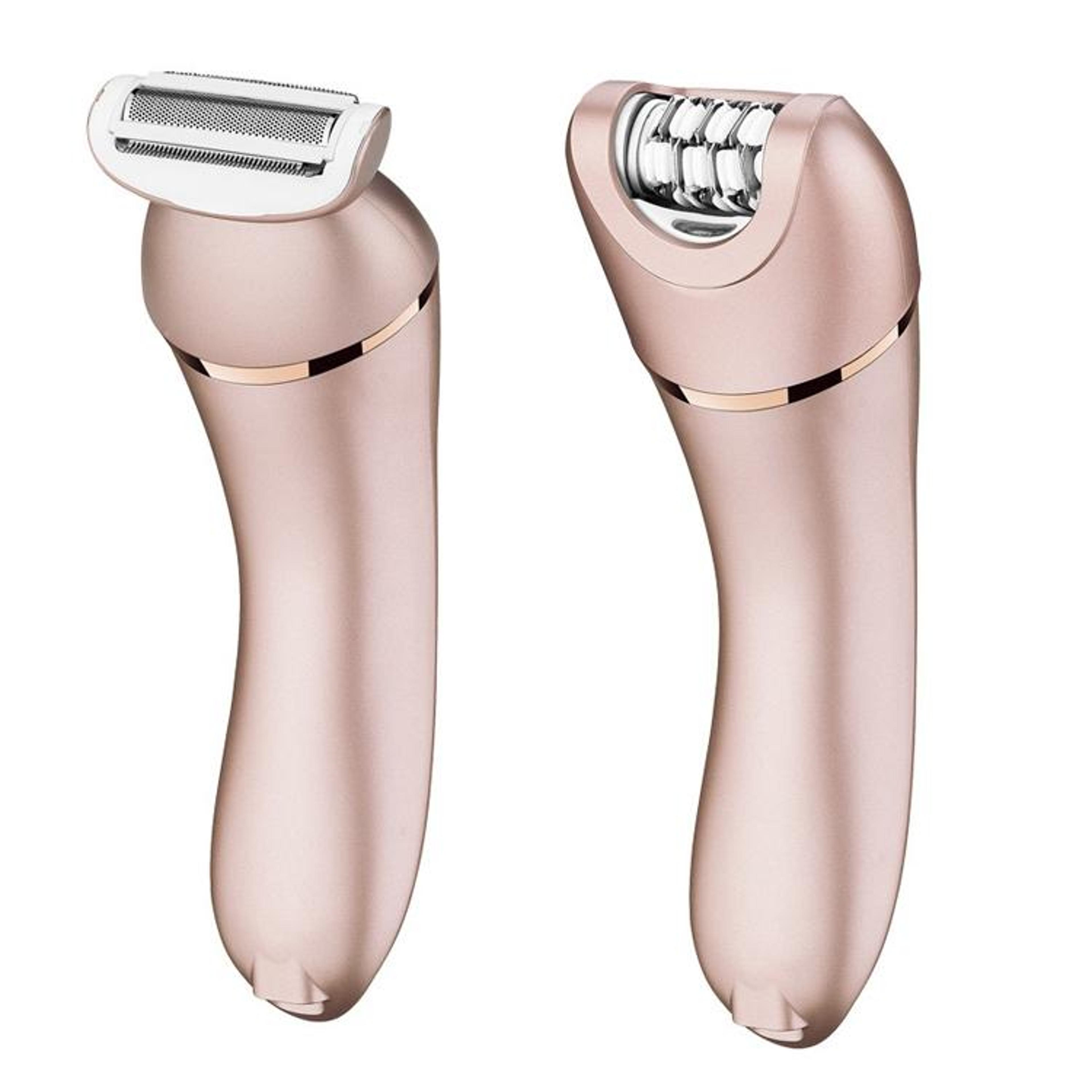 Suker 2 In 1 Electric Epilator  Womens Shaver Waterproof Hair Removal Device 1