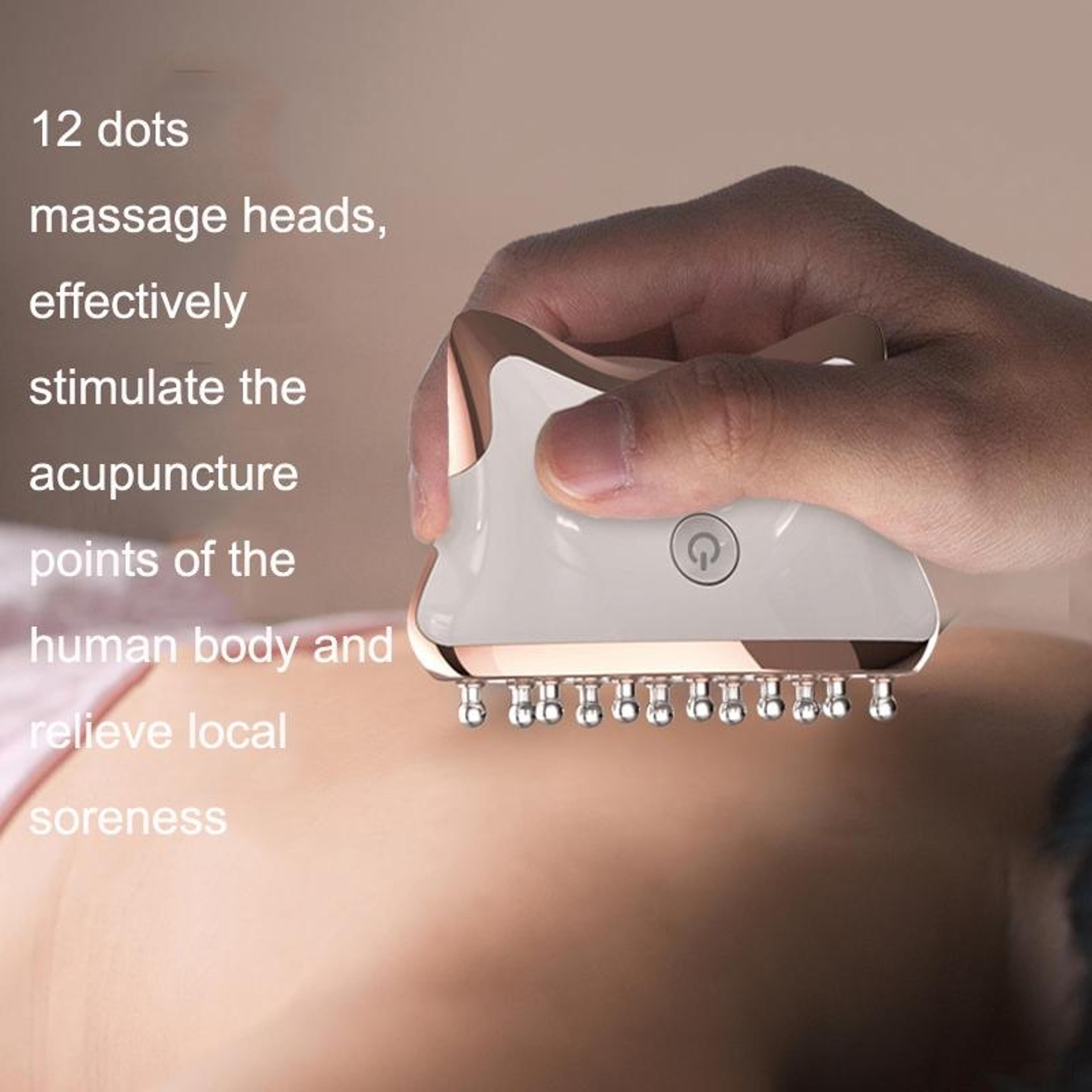 EMS Color Light Face  Neck Massager Microcurrent Skin Lifting And Gua Sha Therapy Device 5