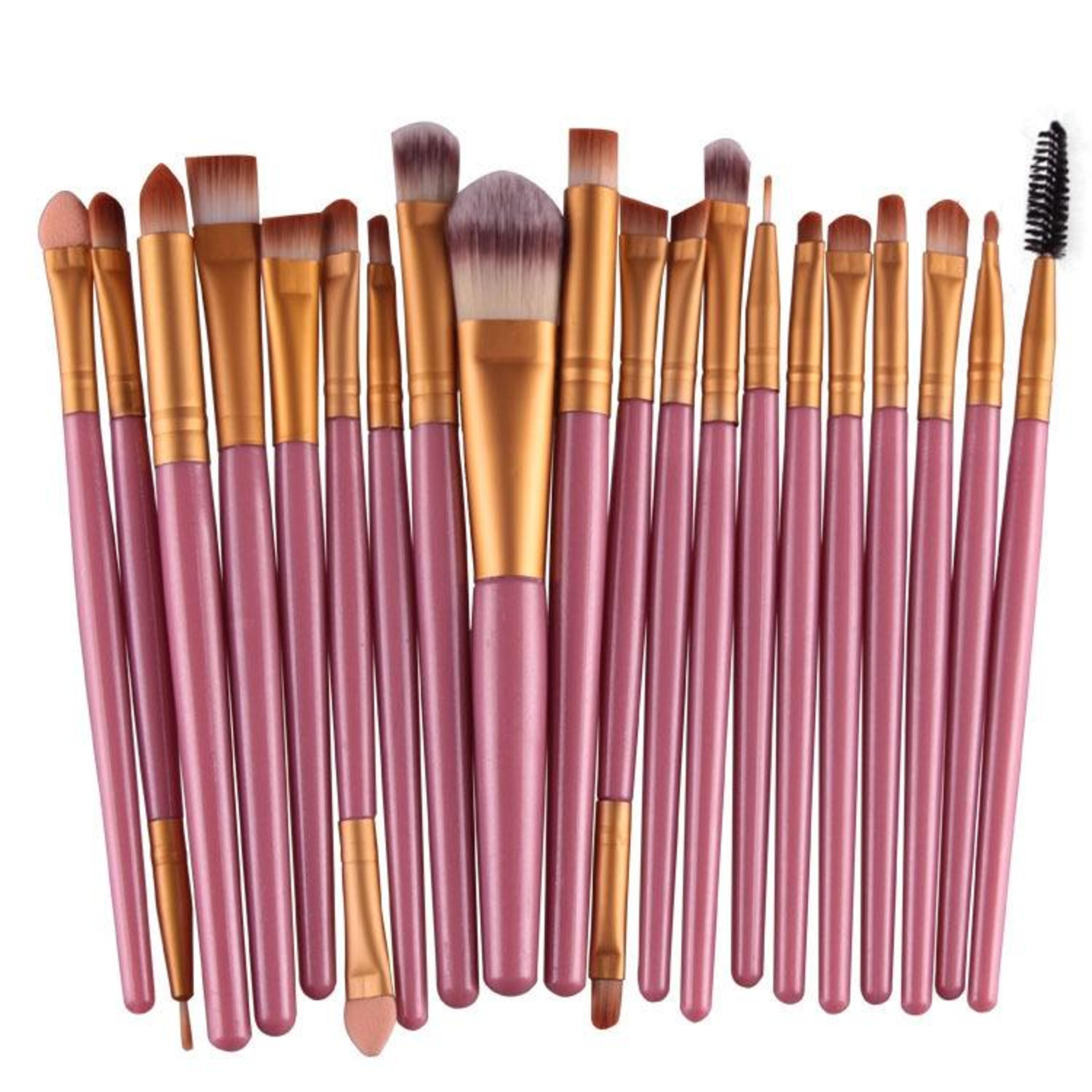 Makeup Brush Set With Wooden Handles  Soft Nylon Bristles For Flawless Beauty Application 9