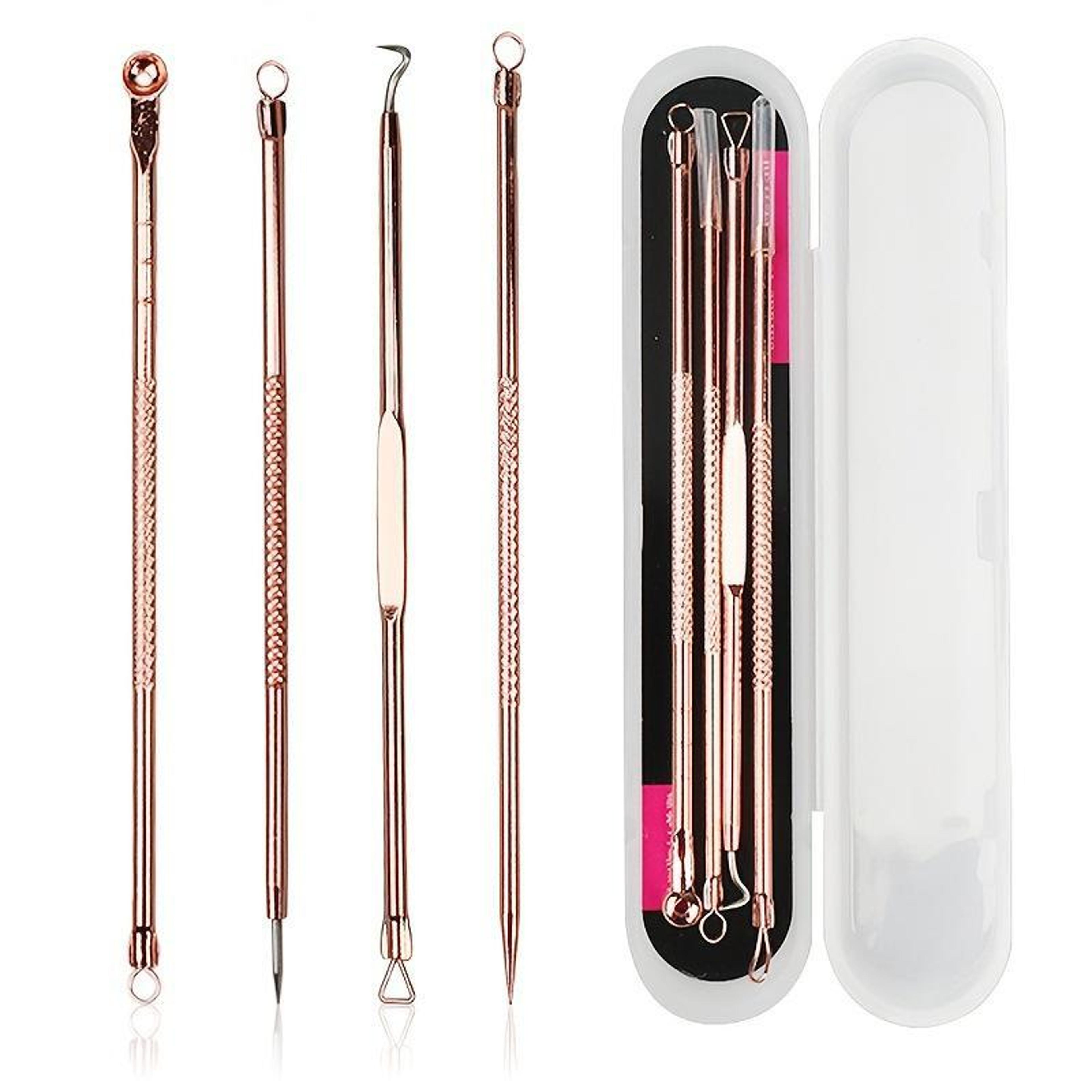 Precision Stainless Steel Blackhead Remover Tool Set For Acne Whiteheads  Deep Pore Cleaning 0