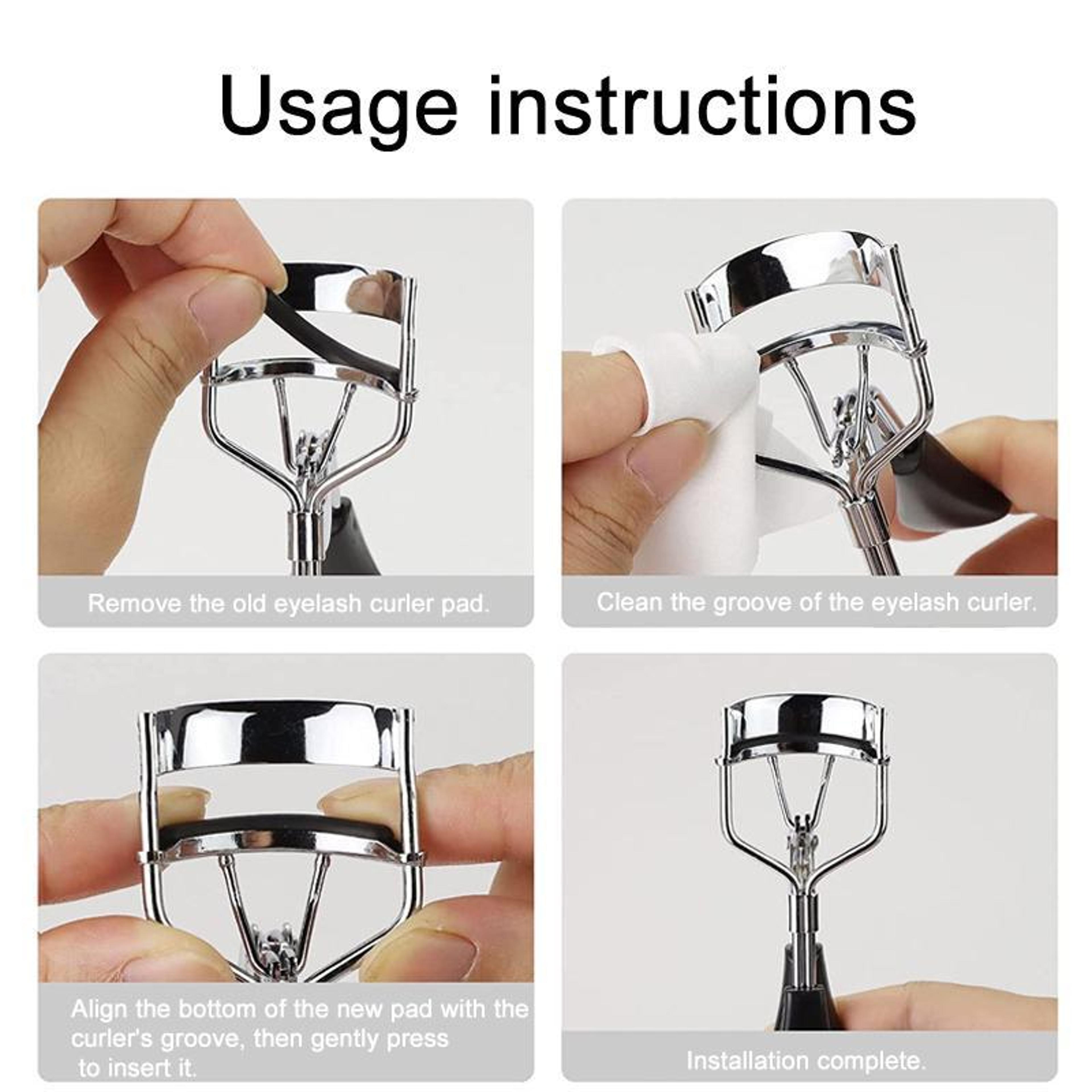 Universal Eyelash Curler Refill Pads Soft Rubber Replacement Cushions For Long Lasting Lash Curl 8