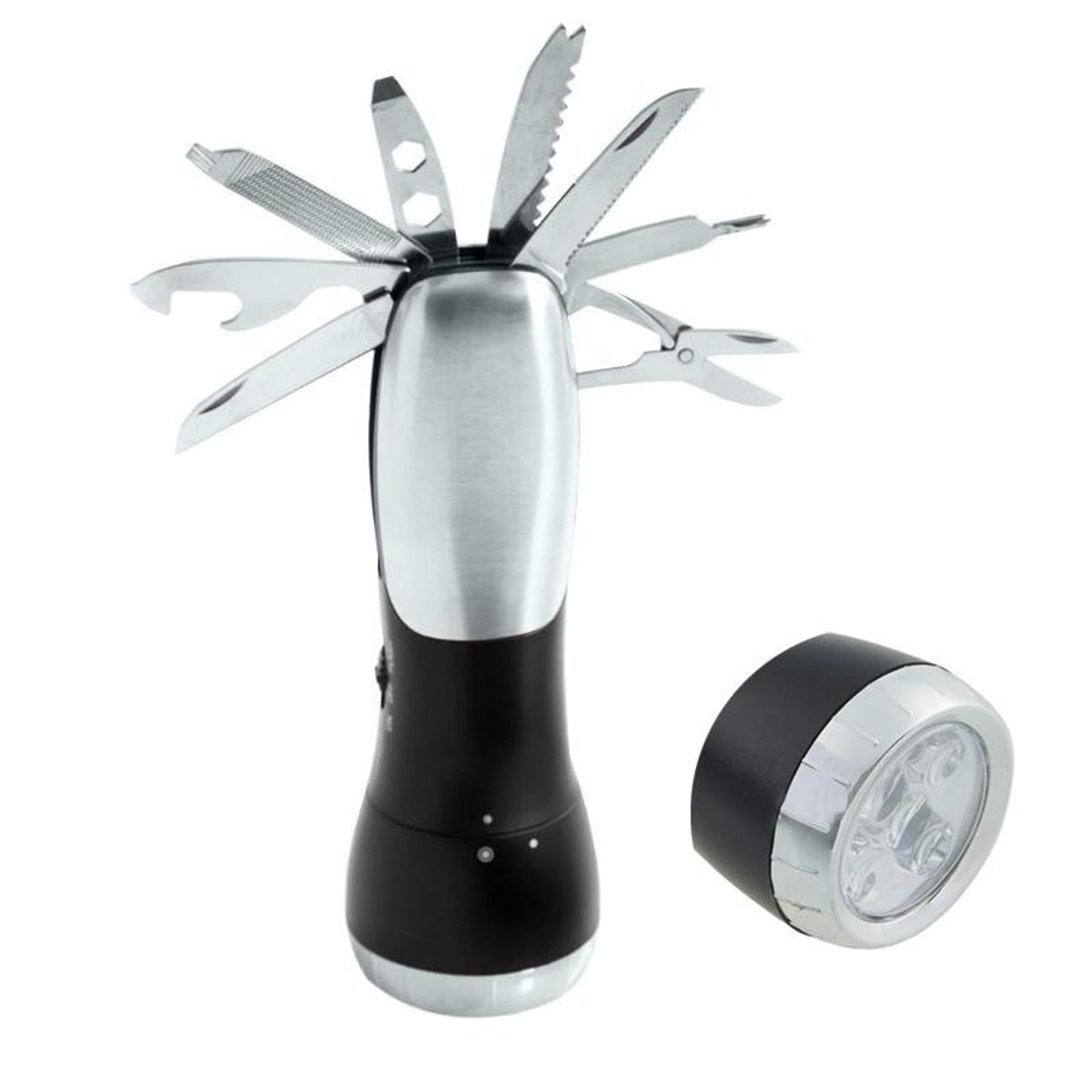 trailguard multi tool led flashlight emergency survival kit