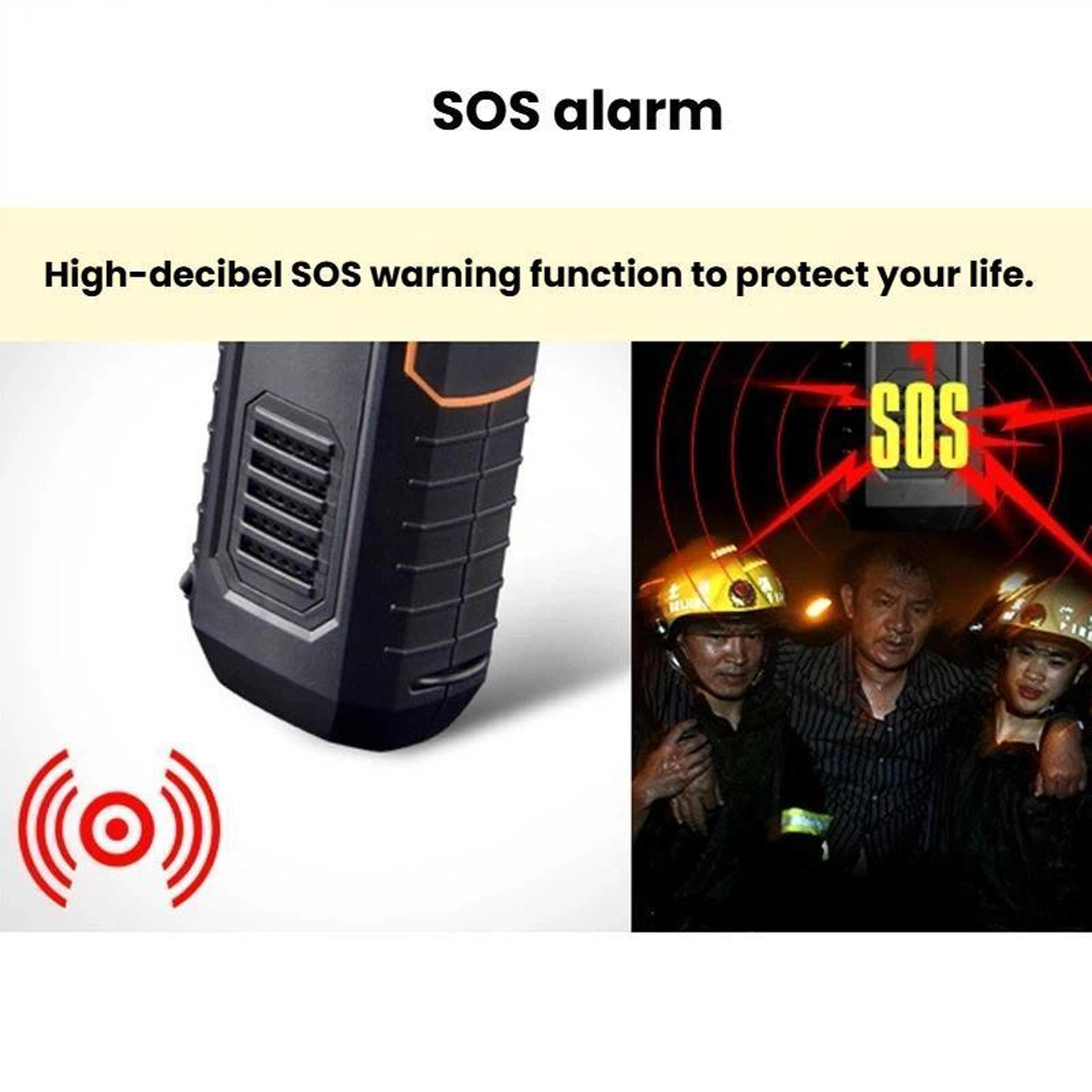 StormGuard Emergency Radio Flashlight With Hand Crank Charger  SOS Alarm 3