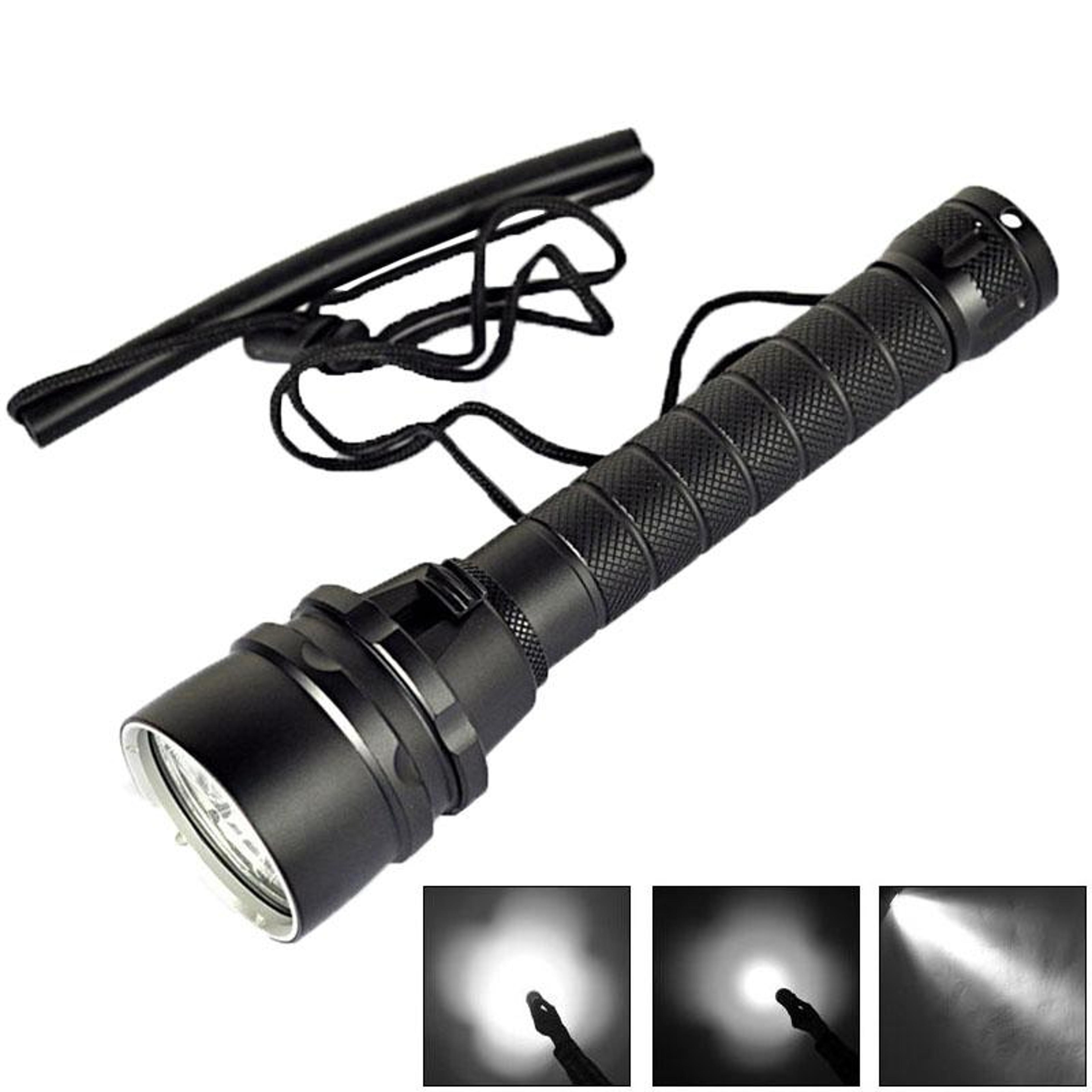 6800LM Diving Flashlight With 5 XM L2 LEDs 150M Waterproof Underwater Torch 1