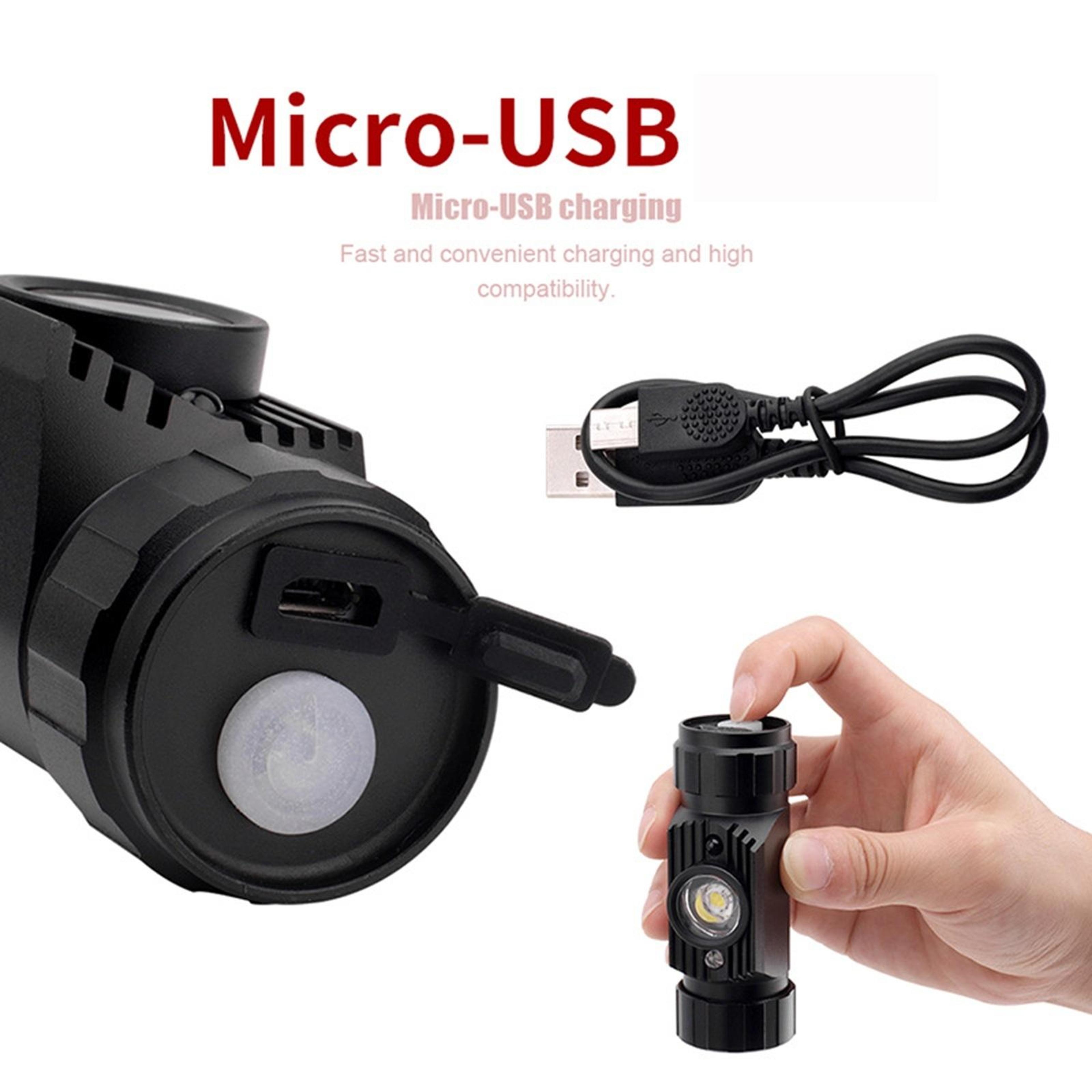 Motion Sensor LED Headlamp Rechargeable Waterproof Head Torch For Fishing Camping  Outdoor Work 8