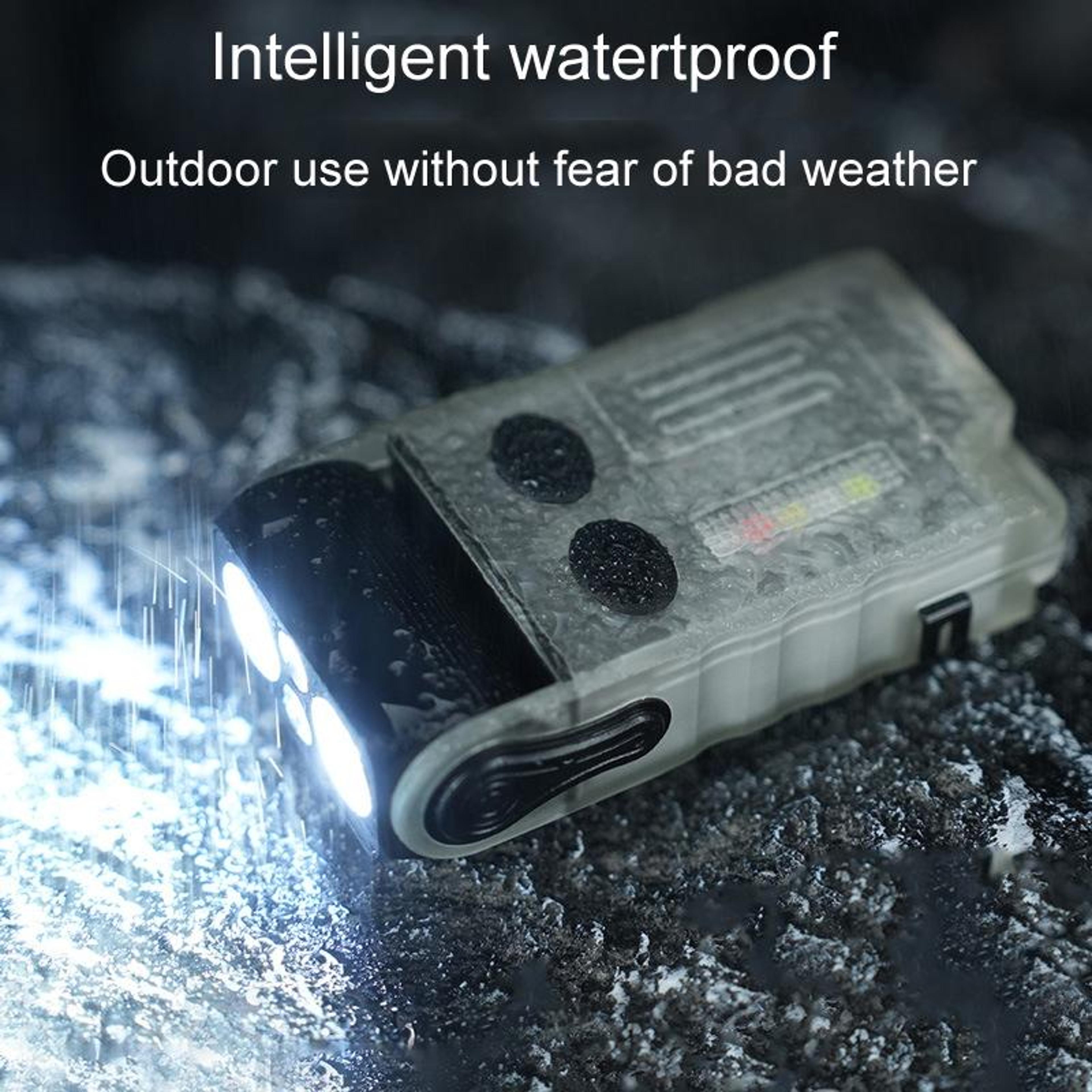 V20 1000LM Rechargeable Keychain Flashlight With Magnetic Base Emergency Alarm  IP67 Waterproof Des 5