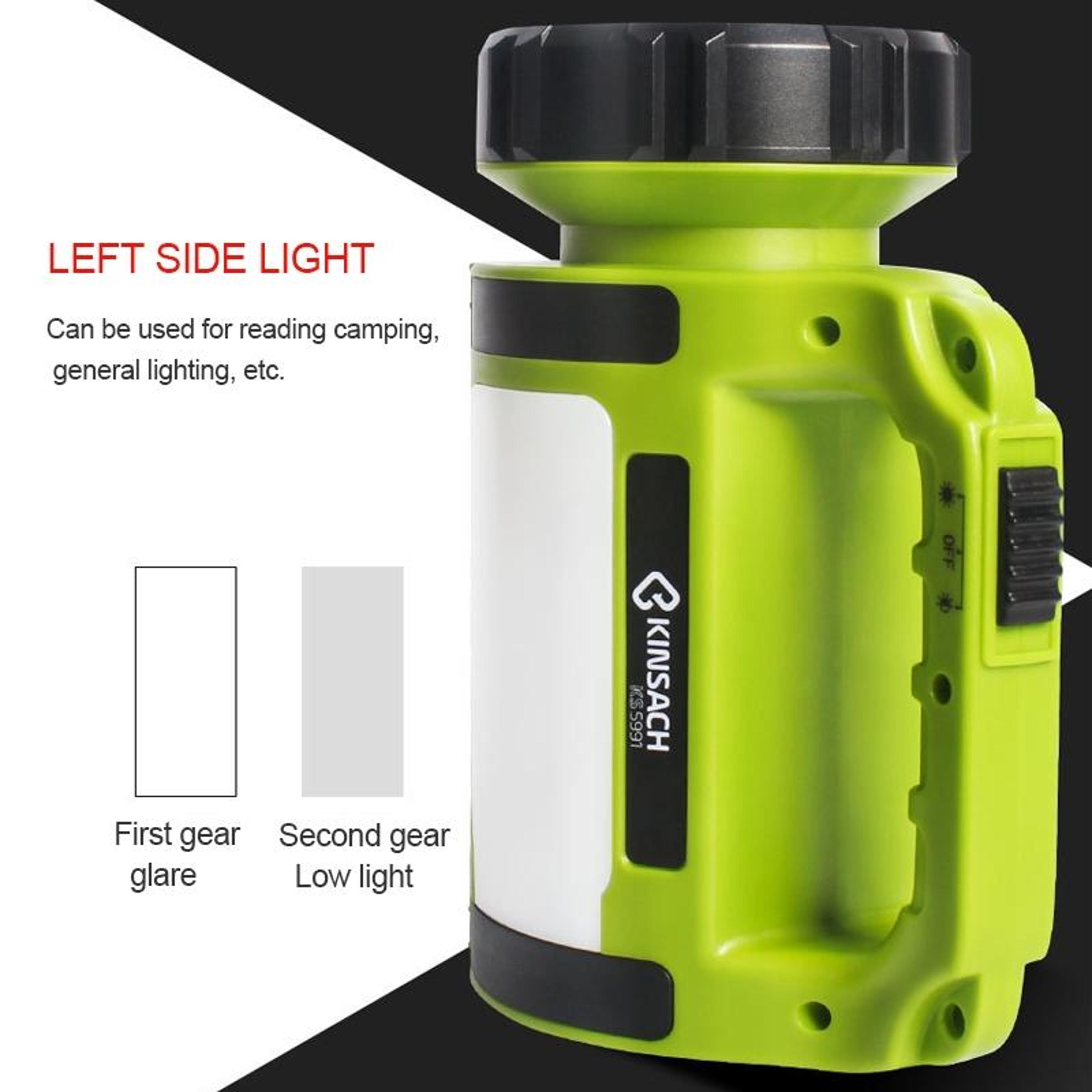 1000LM USB Rechargeable LED Searchlight Power Bank For Camping Emergencies  Outdoor Adventures 9