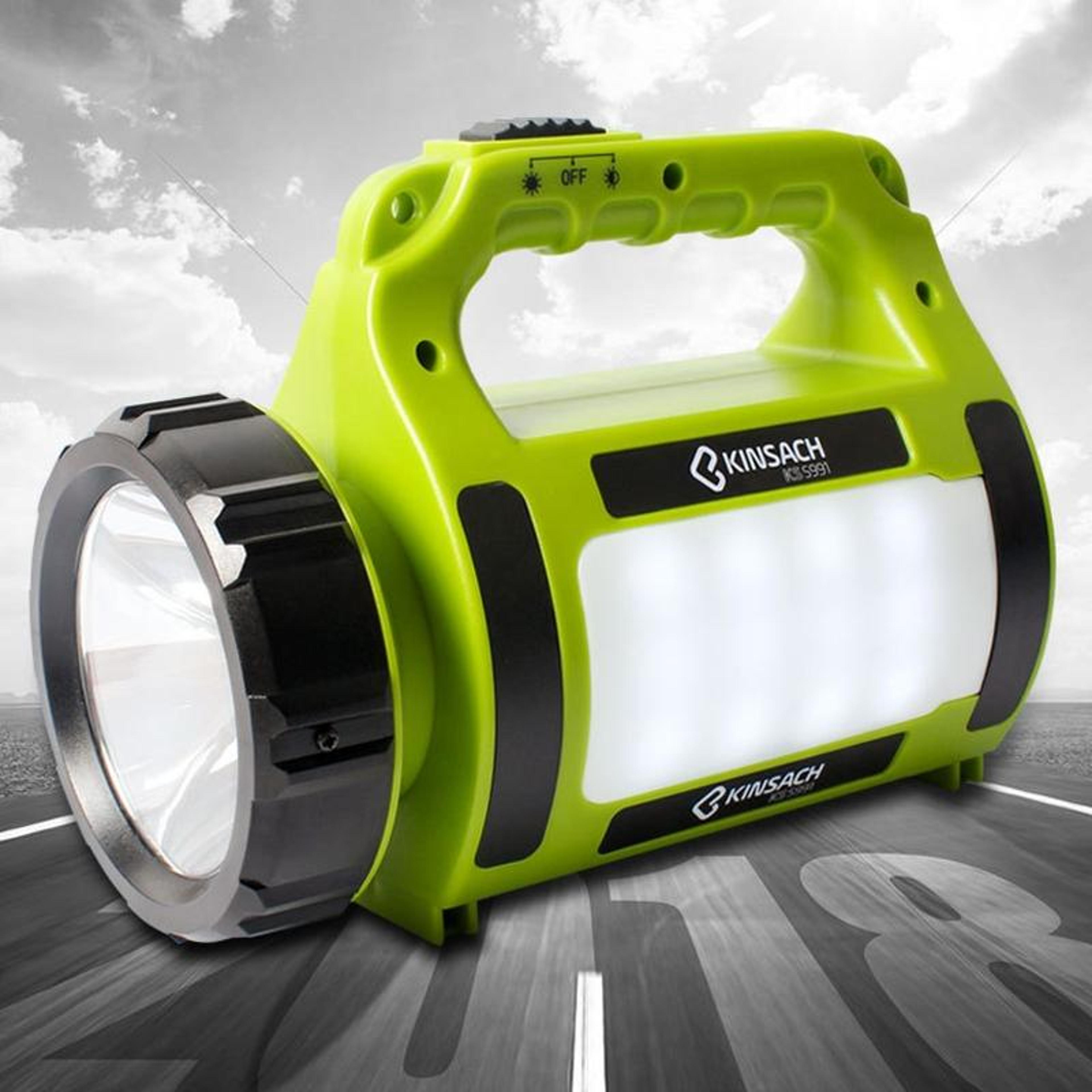 1000lm usb rechargeable led searchlight power bank for camping, emergencies & outdoor adventures