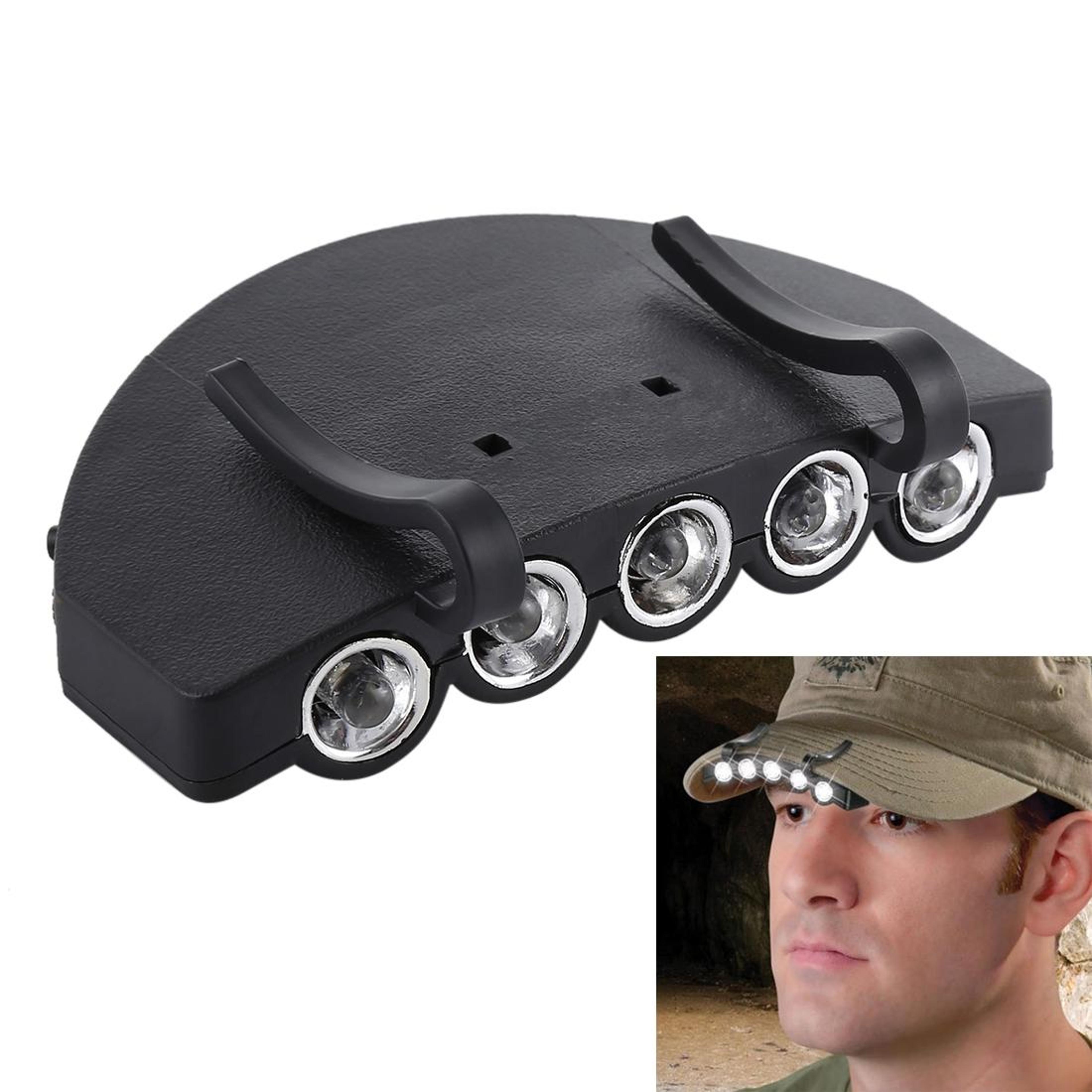 5 LED Clip On Cap Light Headlamp For Fishing Camping Hiking And Hands Free Outdoor Work 3