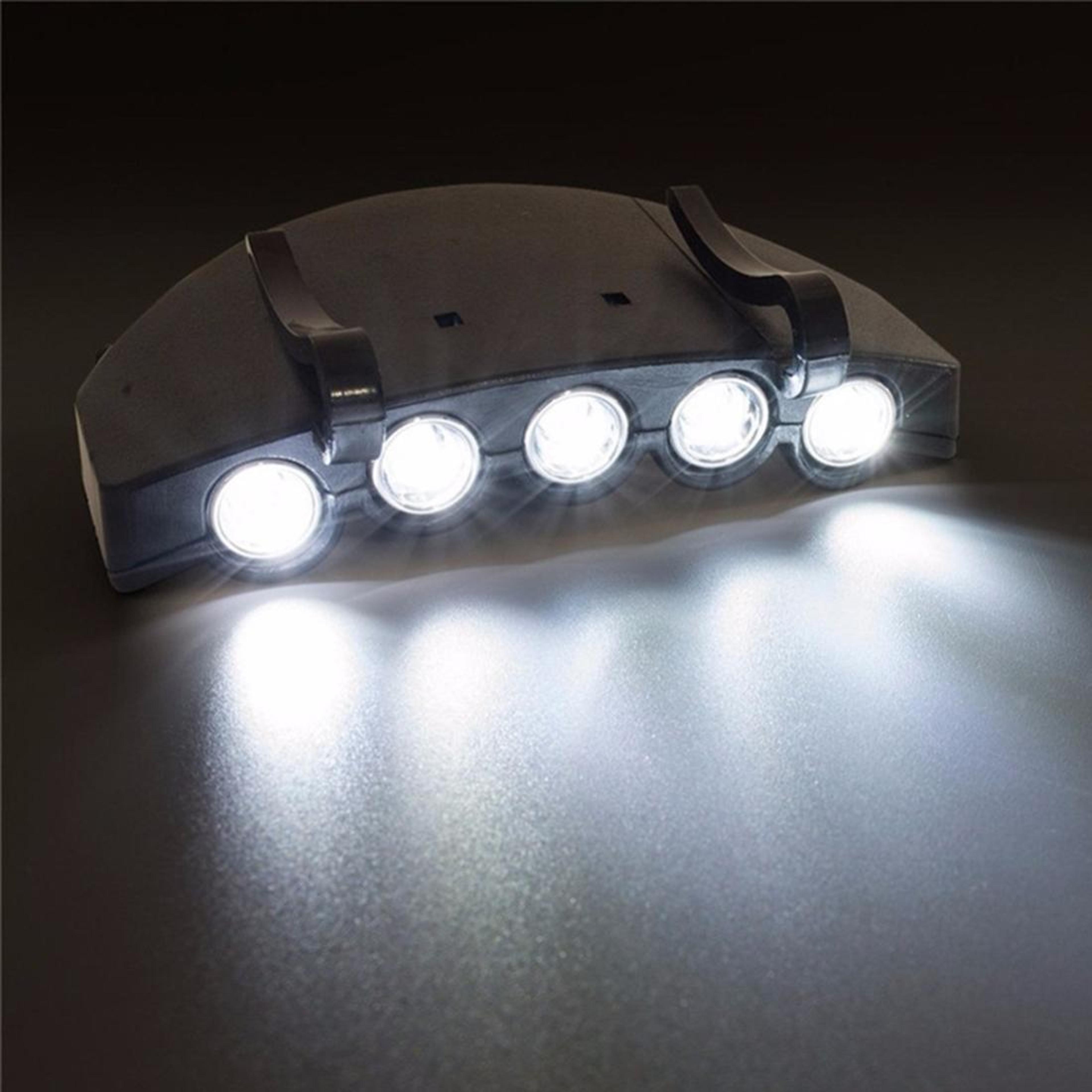 5 LED Clip On Cap Light Headlamp For Fishing Camping Hiking And Hands Free Outdoor Work 1